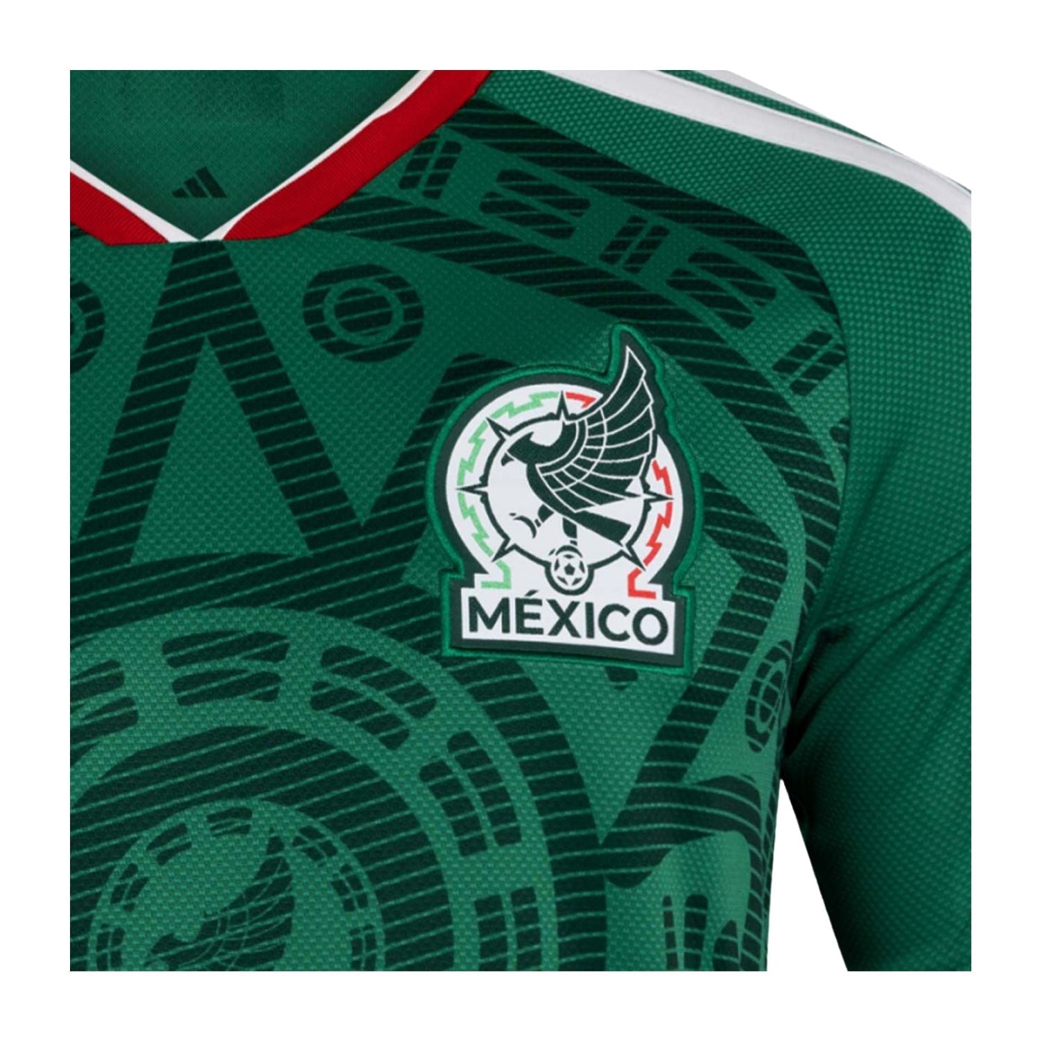 JERSEY LOCAL SELECCIÓN MEXICANA MANGA CORTA 2026 VERDE ADIDAS HOMBRE-4