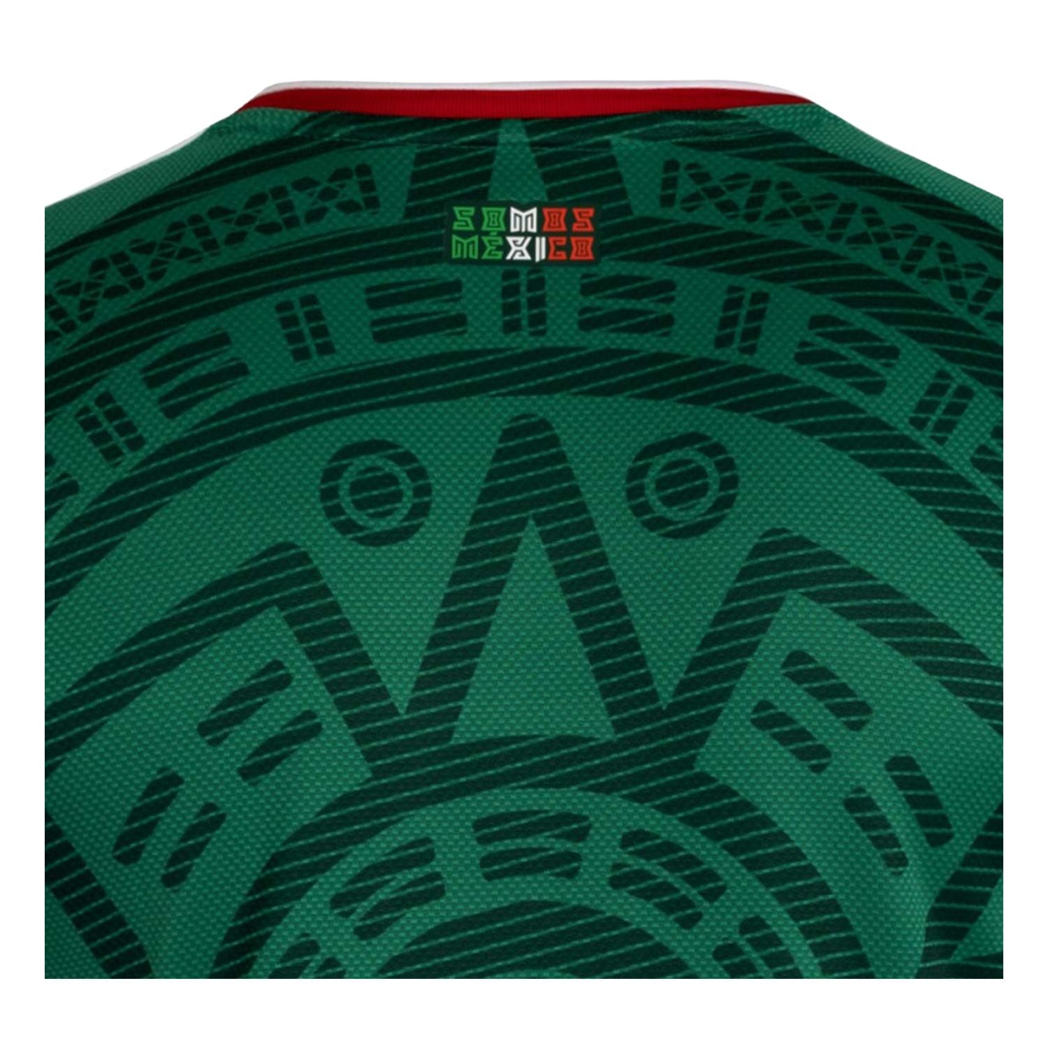 JERSEY LOCAL SELECCIÓN MEXICANA MANGA CORTA 2026 VERDE ADIDAS HOMBRE-5