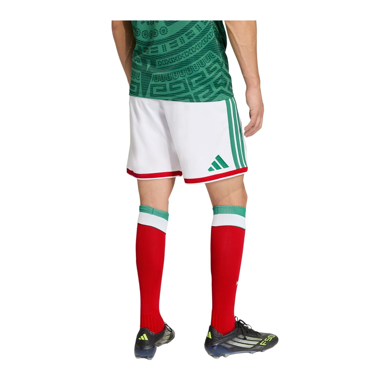SHORT FUTBOL VERDE ADIDAS HOMBRE-5