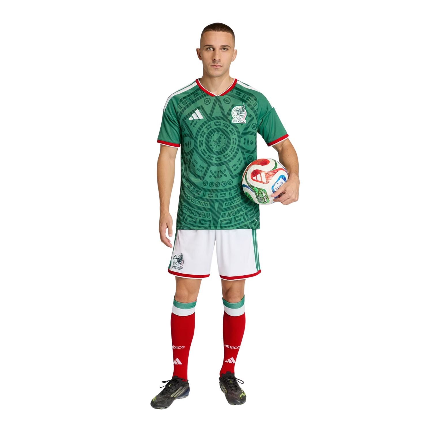 SHORT FUTBOL VERDE ADIDAS HOMBRE-6