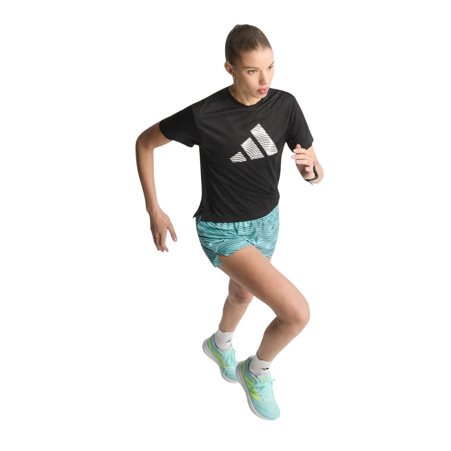 PLAYERA CORRER NEGRO ADIDAS MUJER-6