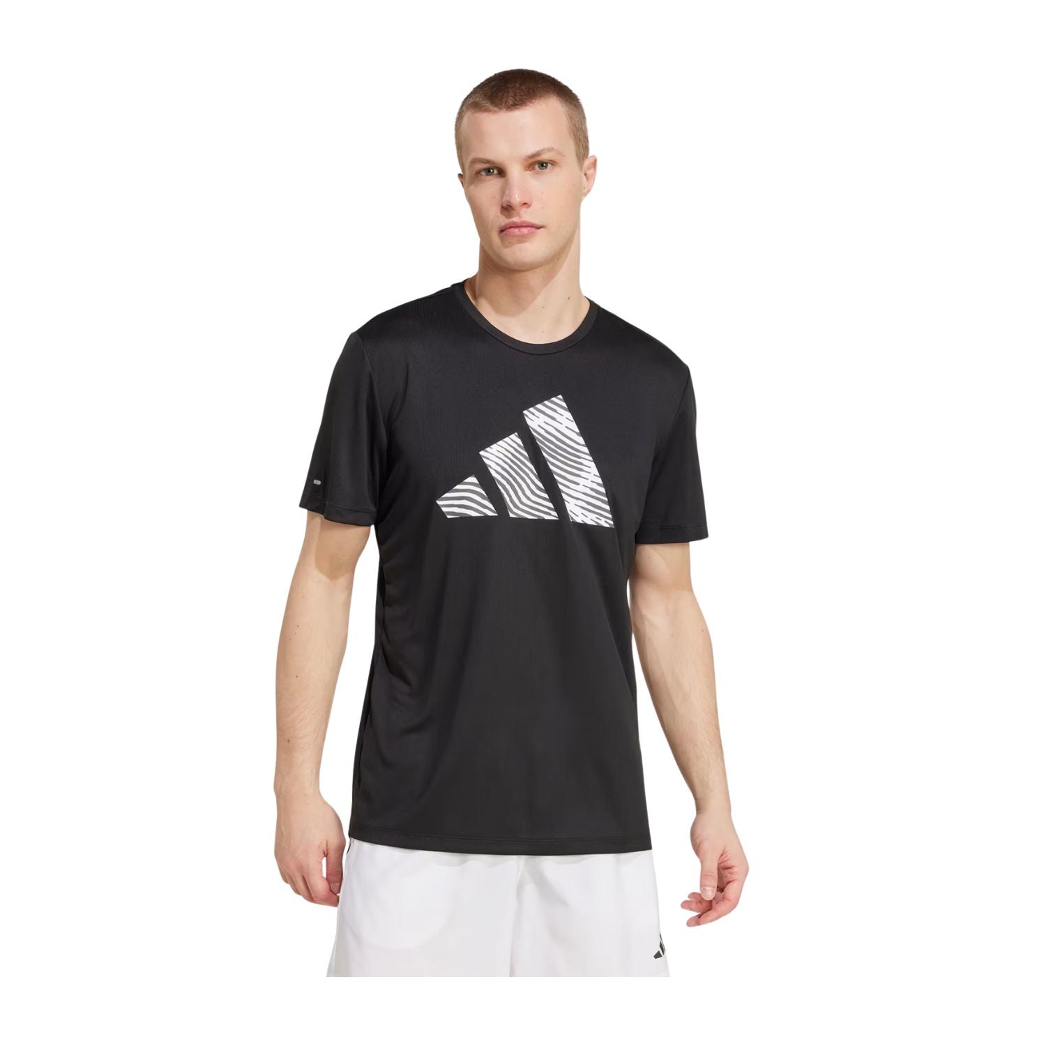 PLAYERA CORRER NEGRO ADIDAS HOMBRE