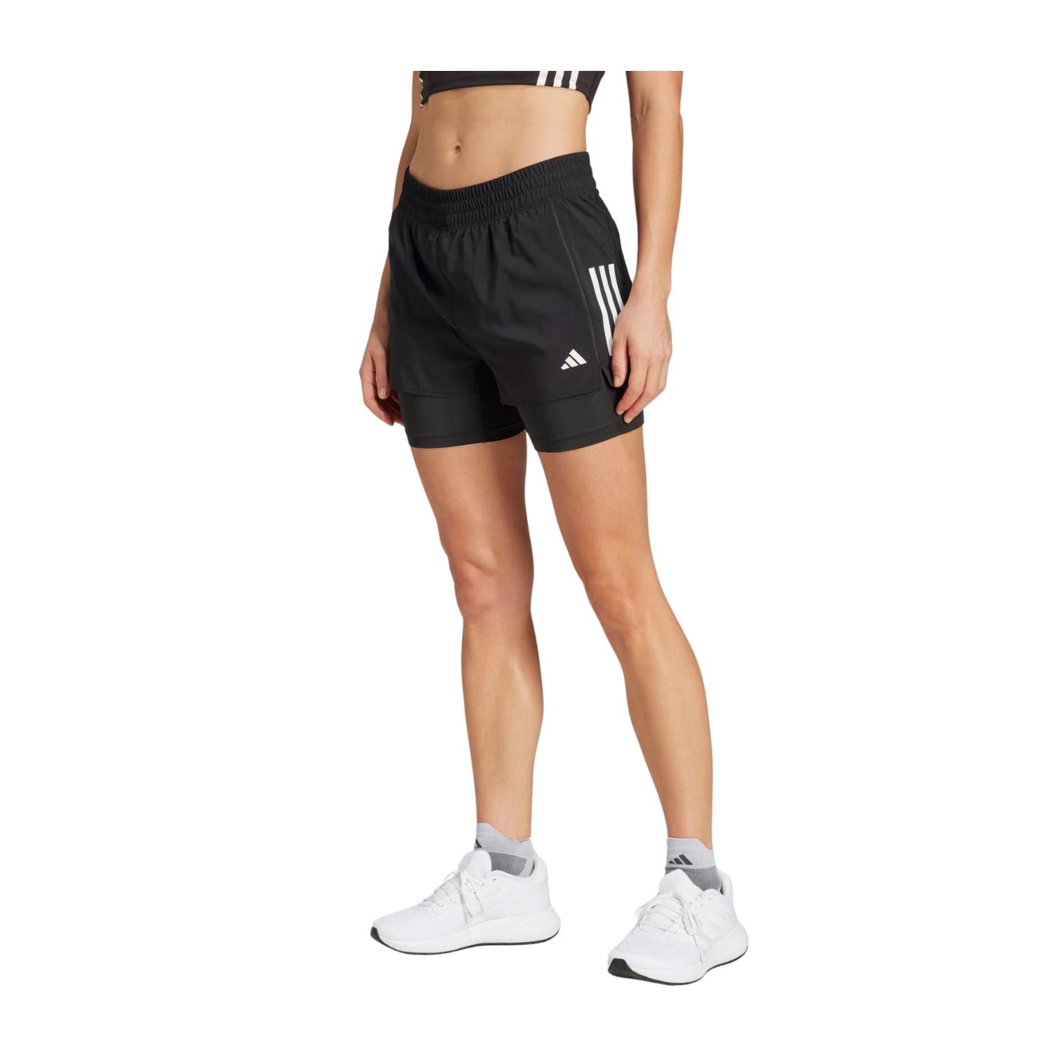 SHORT CORRER NEGRO ADIDAS MUJER-4