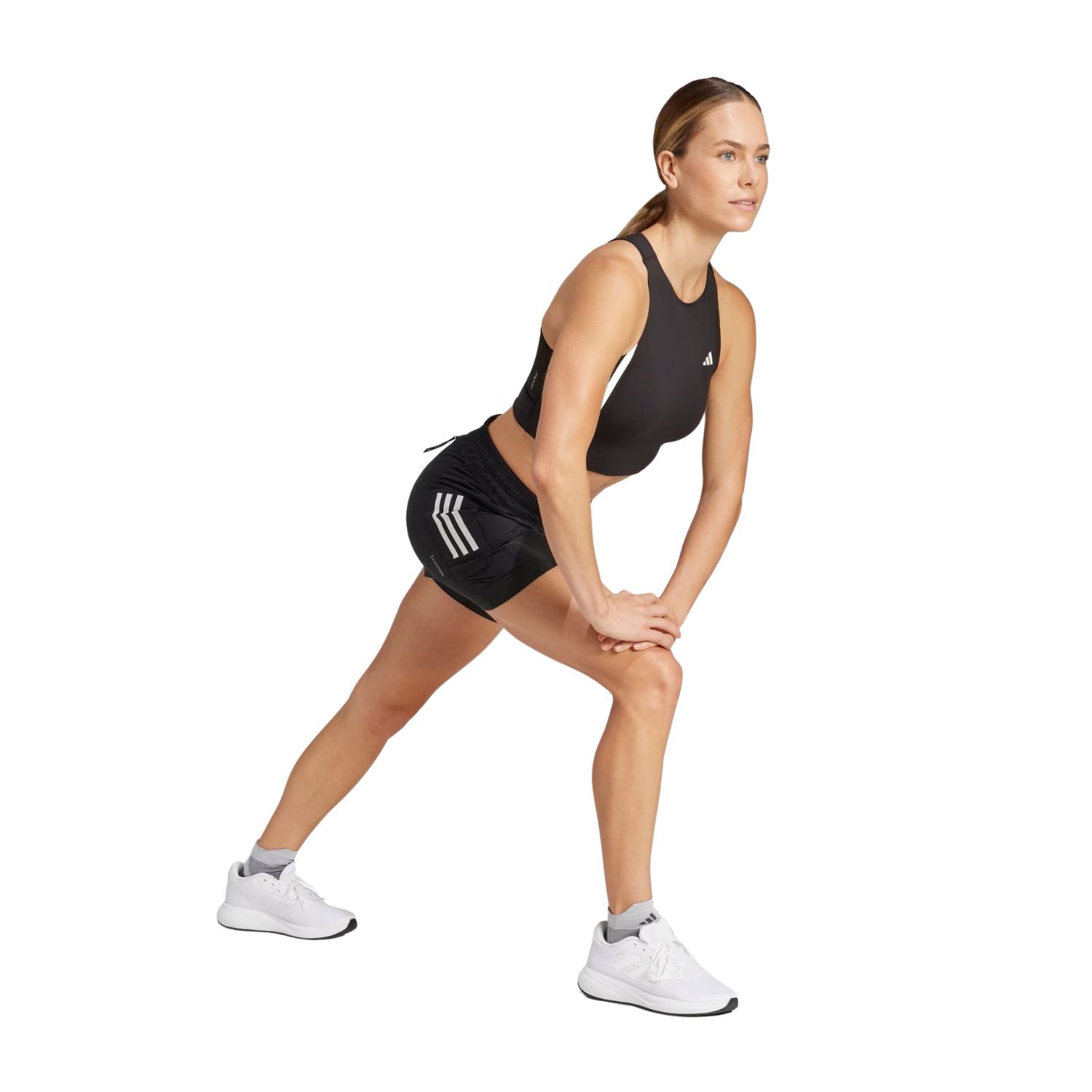 SHORT CORRER NEGRO ADIDAS MUJER-6
