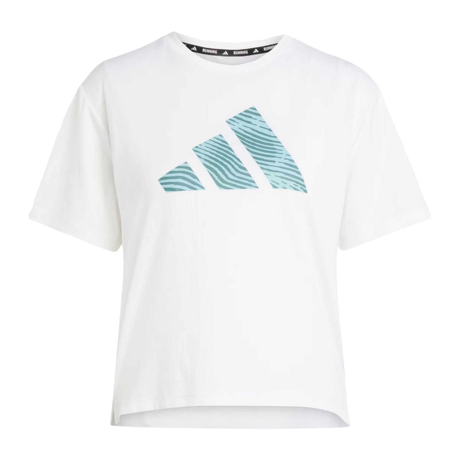 PLAYERA CORRER BLANCO ADIDAS MUJER