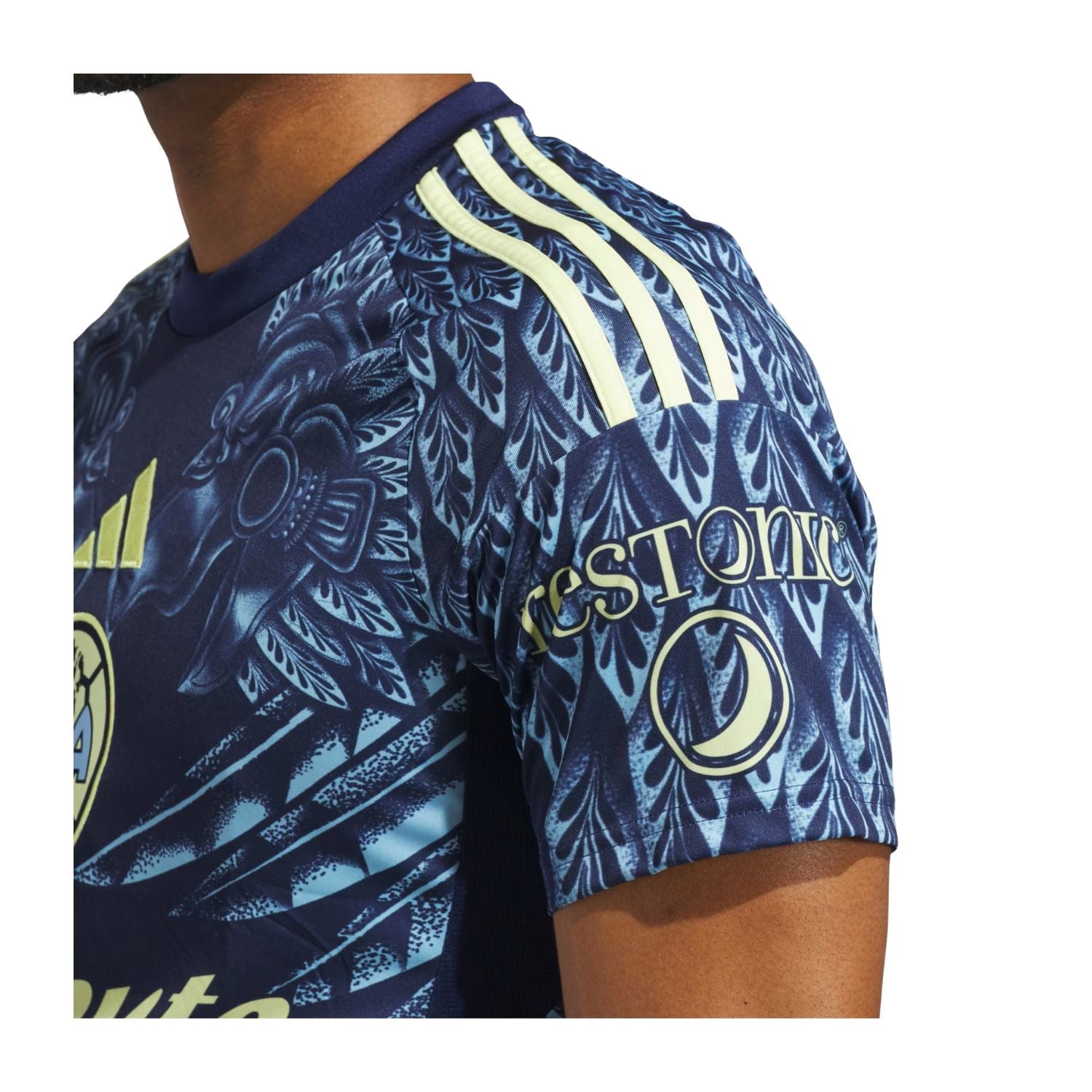JERSEY VISITANTE CF AMÉRICA MANGA CORTA 2026 AZUL ADIDAS HOMBRE-4