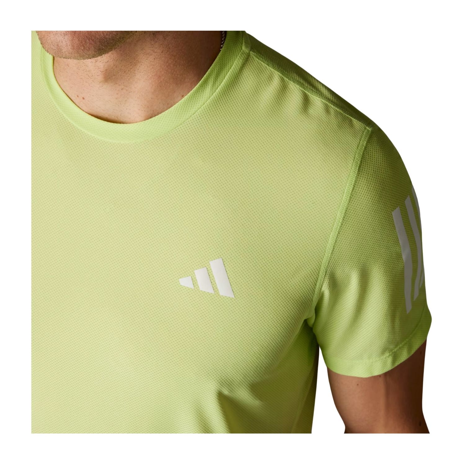 PLAYERA CORRER VERDE ADIDAS HOMBRE-2