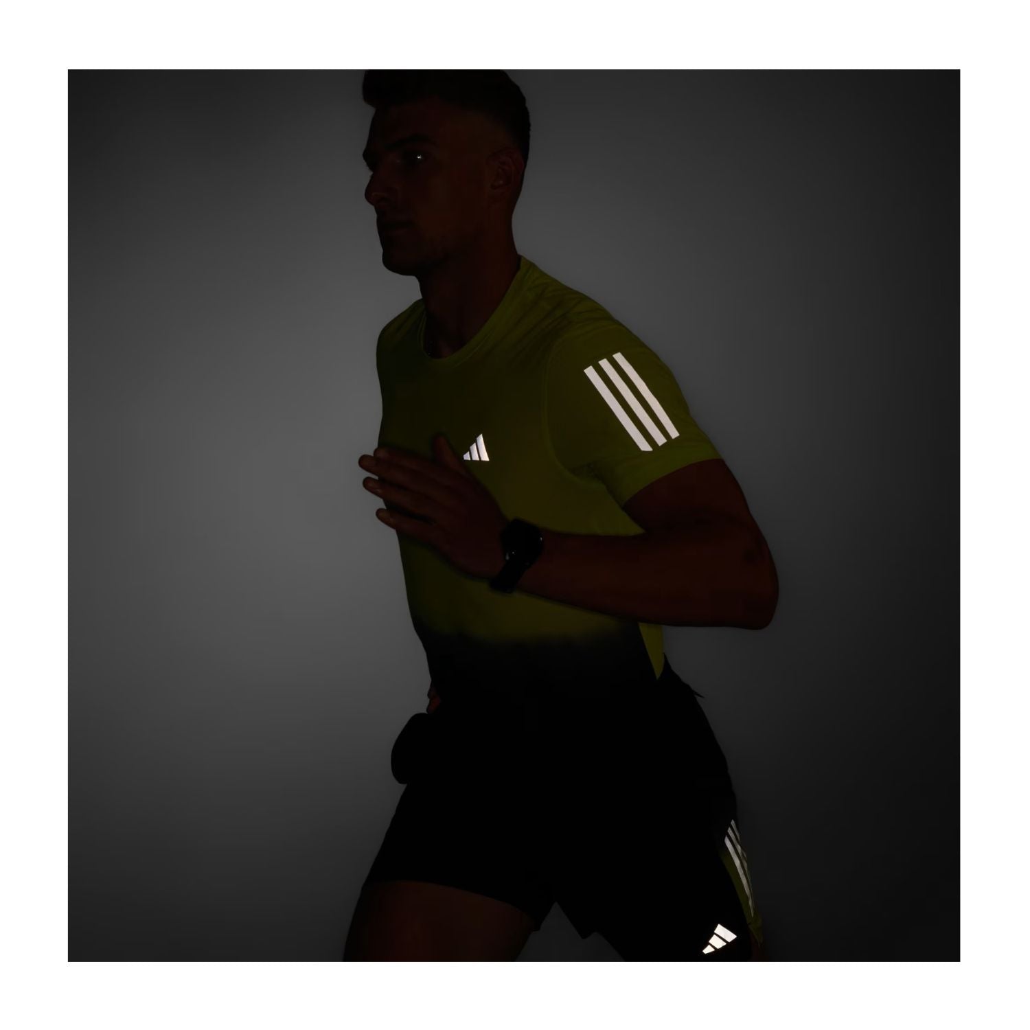 PLAYERA CORRER VERDE ADIDAS HOMBRE-4