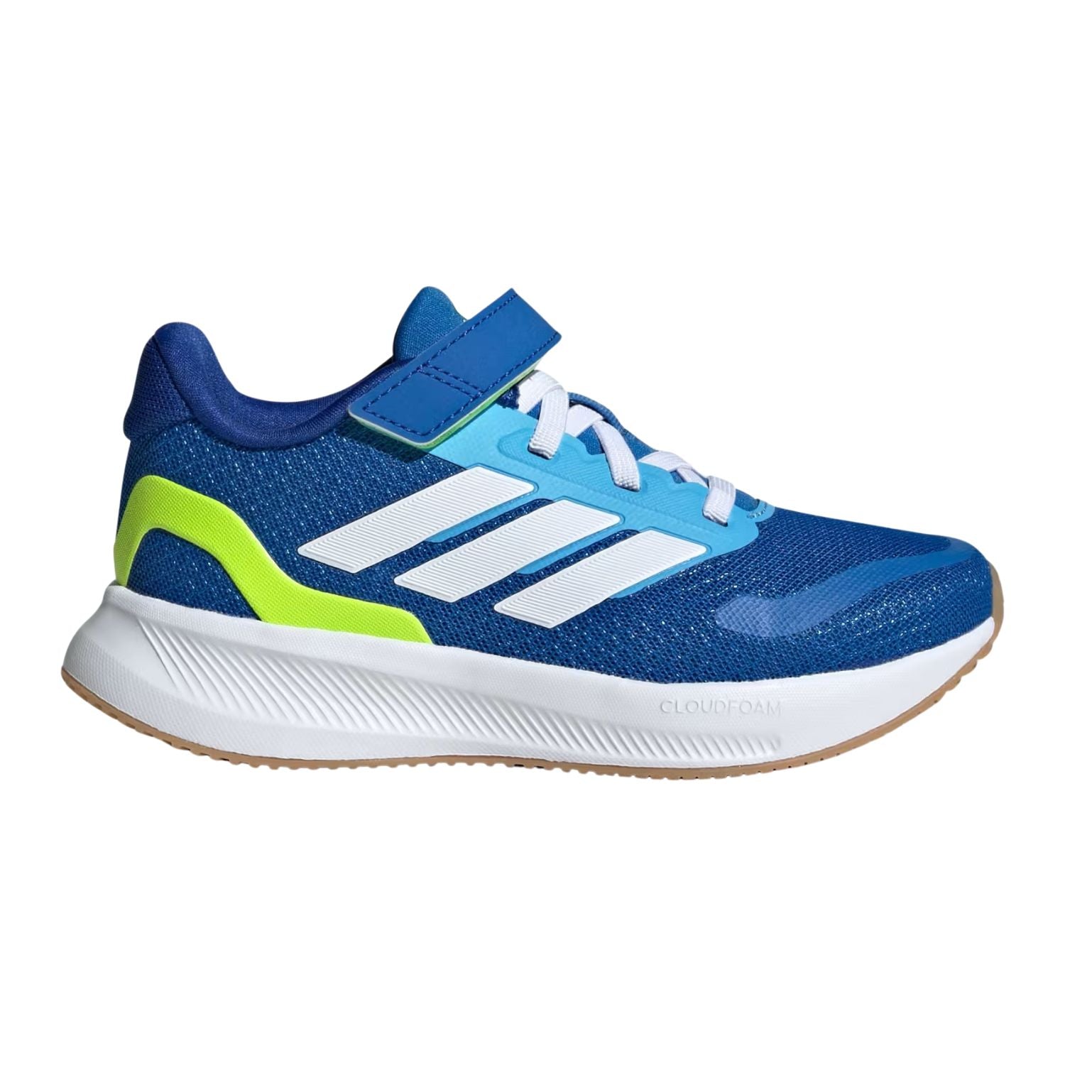 TENIS CASUAL ADIDAS RUNFALCON CON AGUJETAS ELASTICAS NIÑO