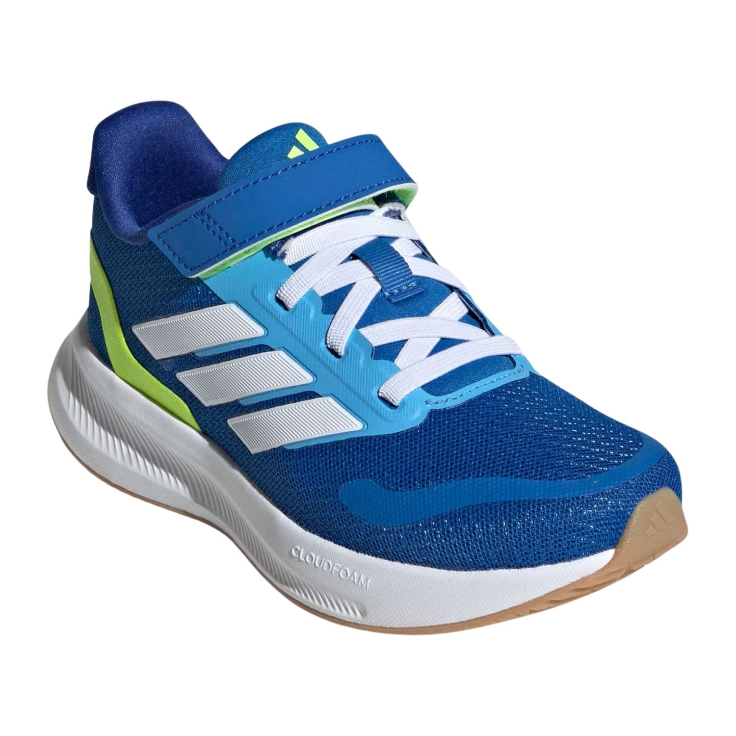 TENIS CASUAL ADIDAS RUNFALCON CON AGUJETAS ELASTICAS NIÑO
