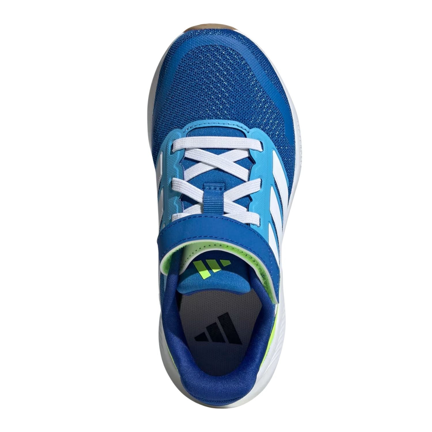 TENIS CASUAL ADIDAS RUNFALCON CON AGUJETAS ELASTICAS NIÑO