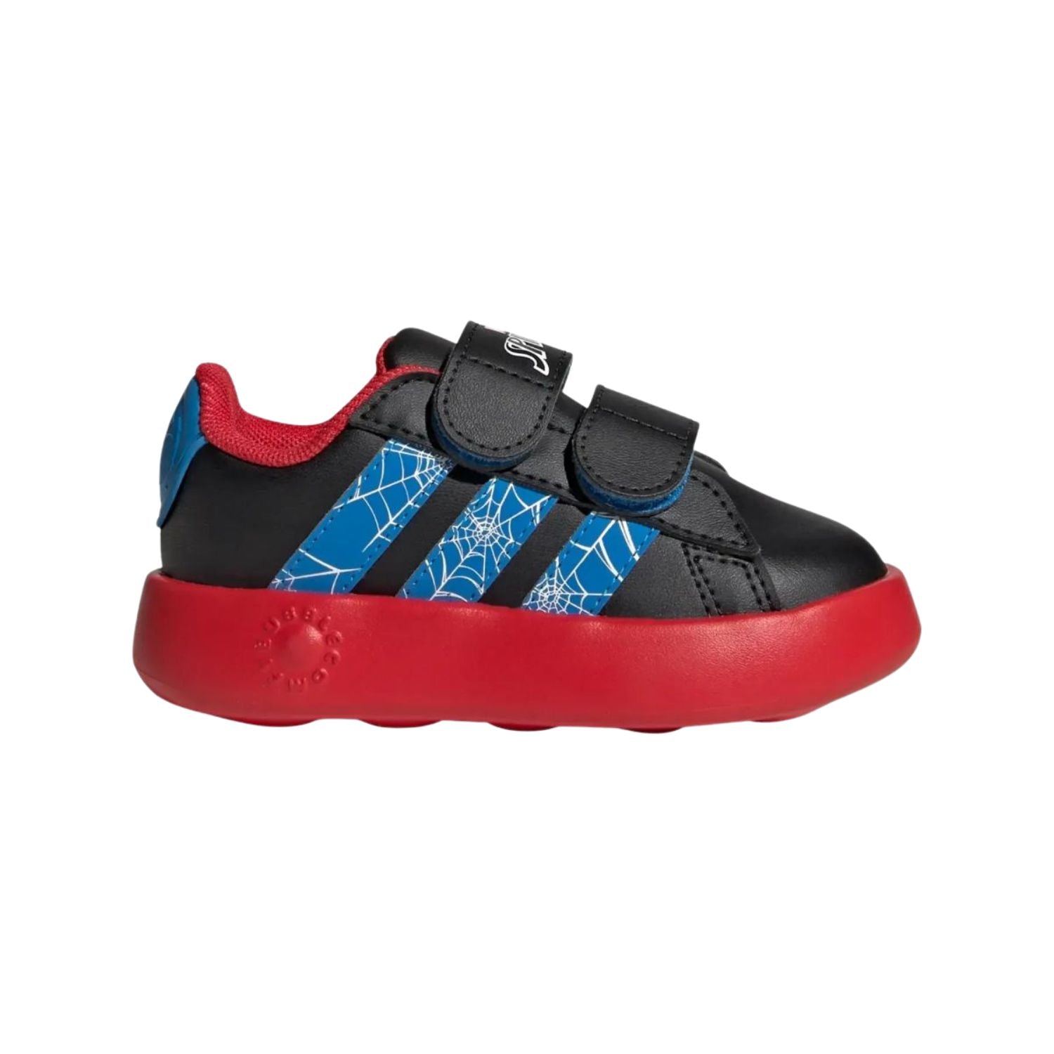 TENIS CASUAL ADIDAS GRAND COURT SPIDERMAN CON VELCRO NIÑO