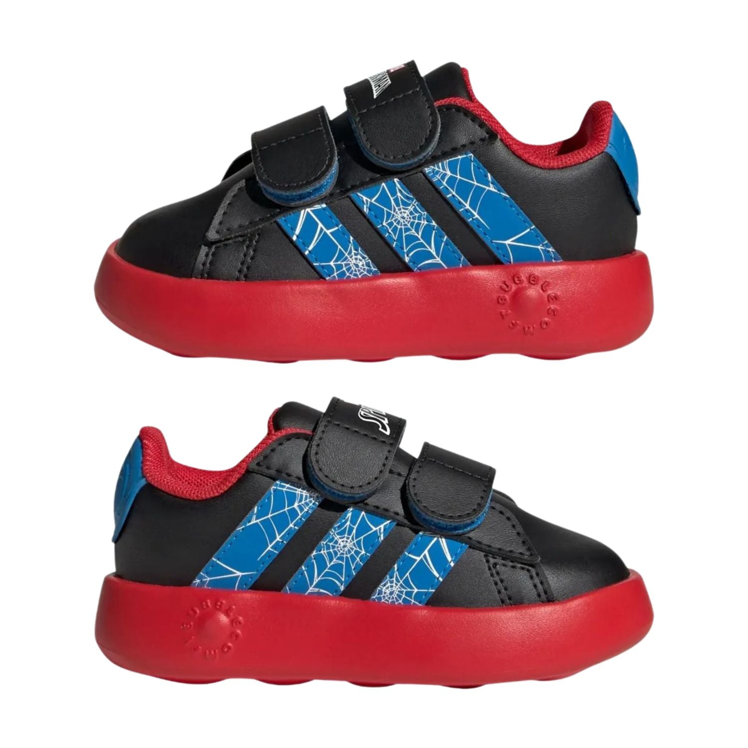 TENIS CASUAL ADIDAS GRAND COURT SPIDERMAN CON VELCRO NIÑO-3