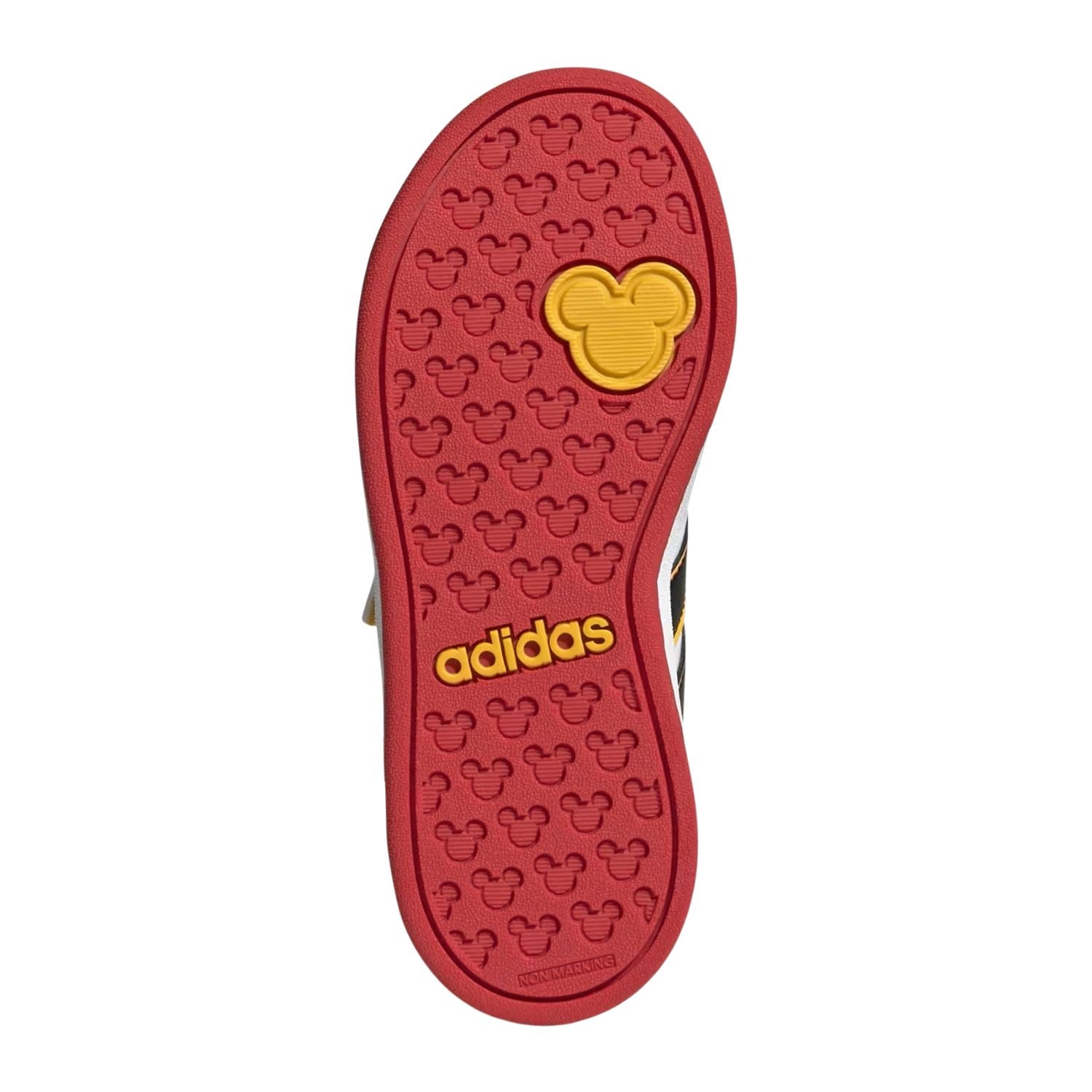 TENIS CASUAL ADIDAS GRAND COURT MICKEY CON AGUJETAS ELASTICAS NIÑO-4