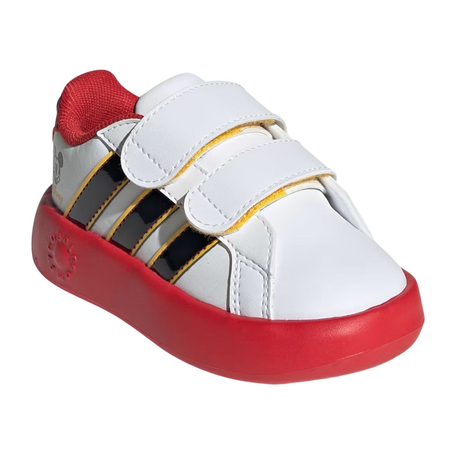 TENIS CASUAL ADIDAS GRAND COURT MICKEY CON VELCRO NIÑO-3