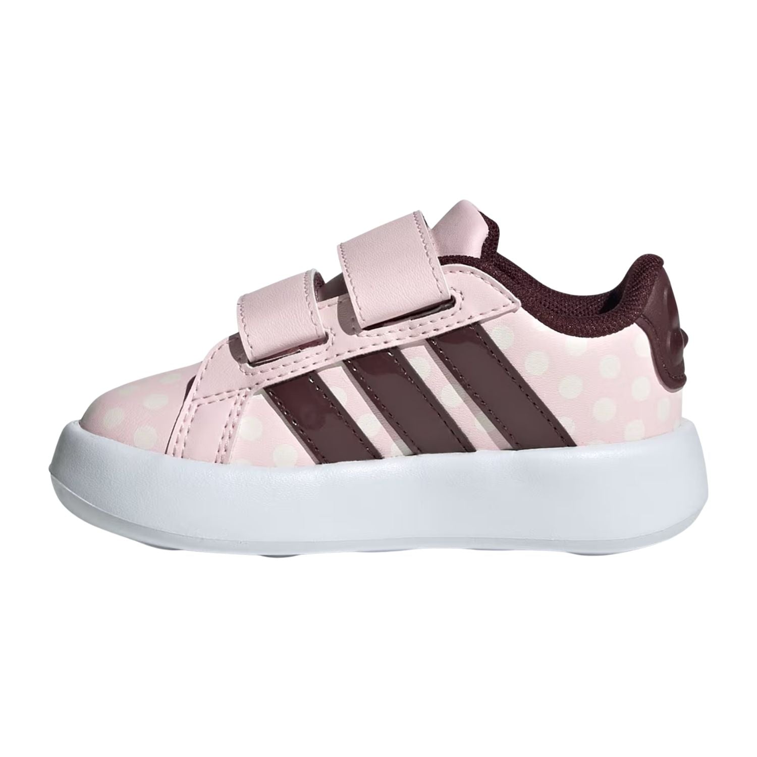 TENIS CASUAL ADIDAS GRANDCOURT MINNIE CON VELCRO NIÑO