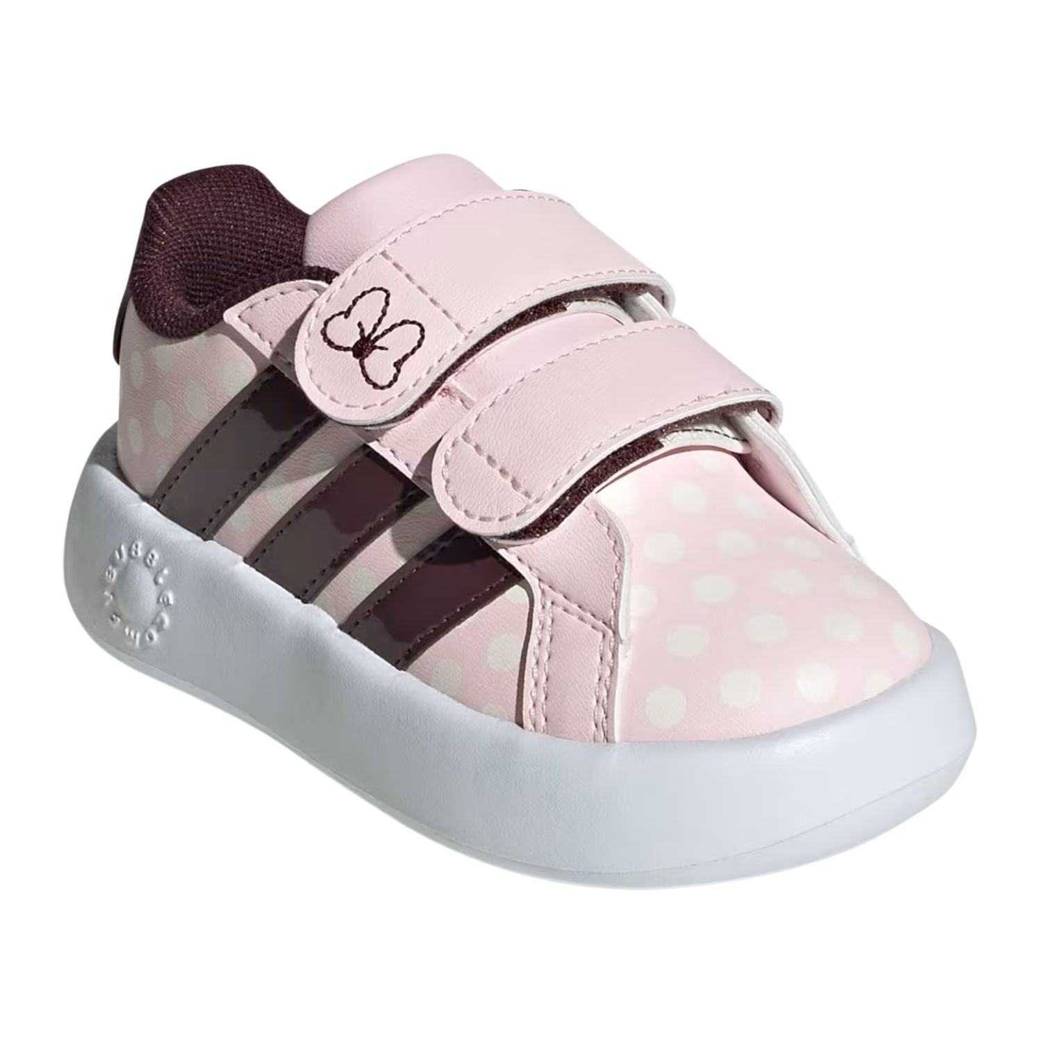 TENIS CASUAL ADIDAS GRANDCOURT MINNIE CON VELCRO NIÑO-3
