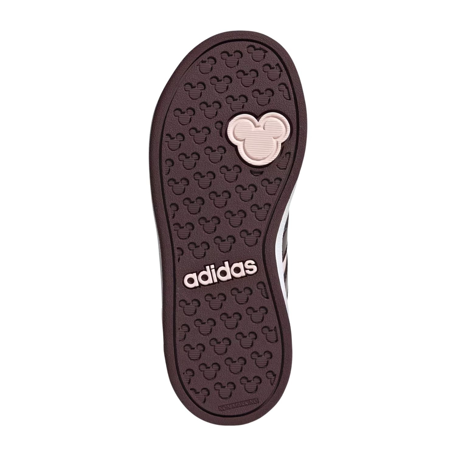 TENIS CASUAL ADIDAS GRAND COURT MINNIE CON AGUJETAS ELASTICAS NIÑO-4