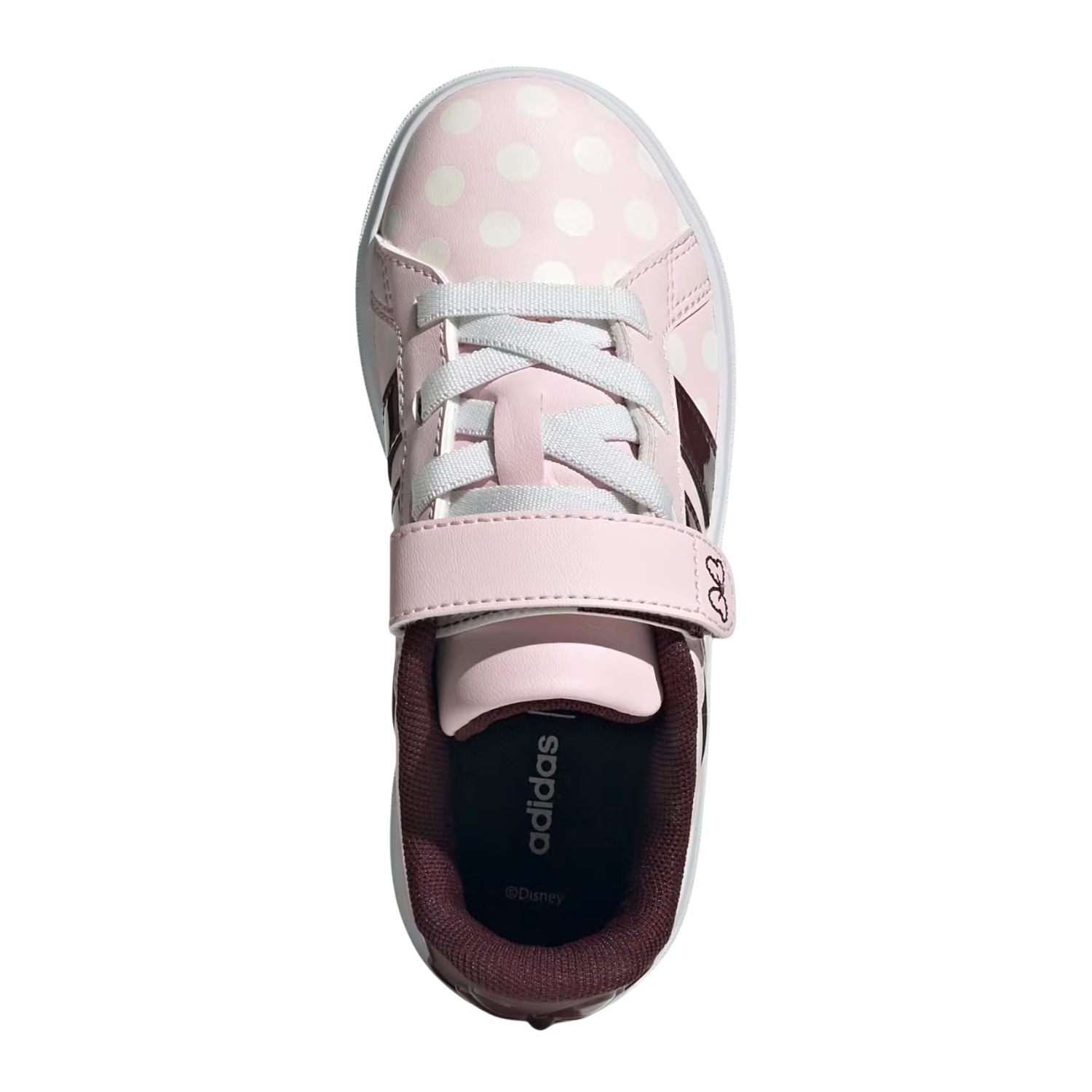 TENIS CASUAL ADIDAS GRAND COURT MINNIE CON AGUJETAS ELASTICAS NIÑO-5