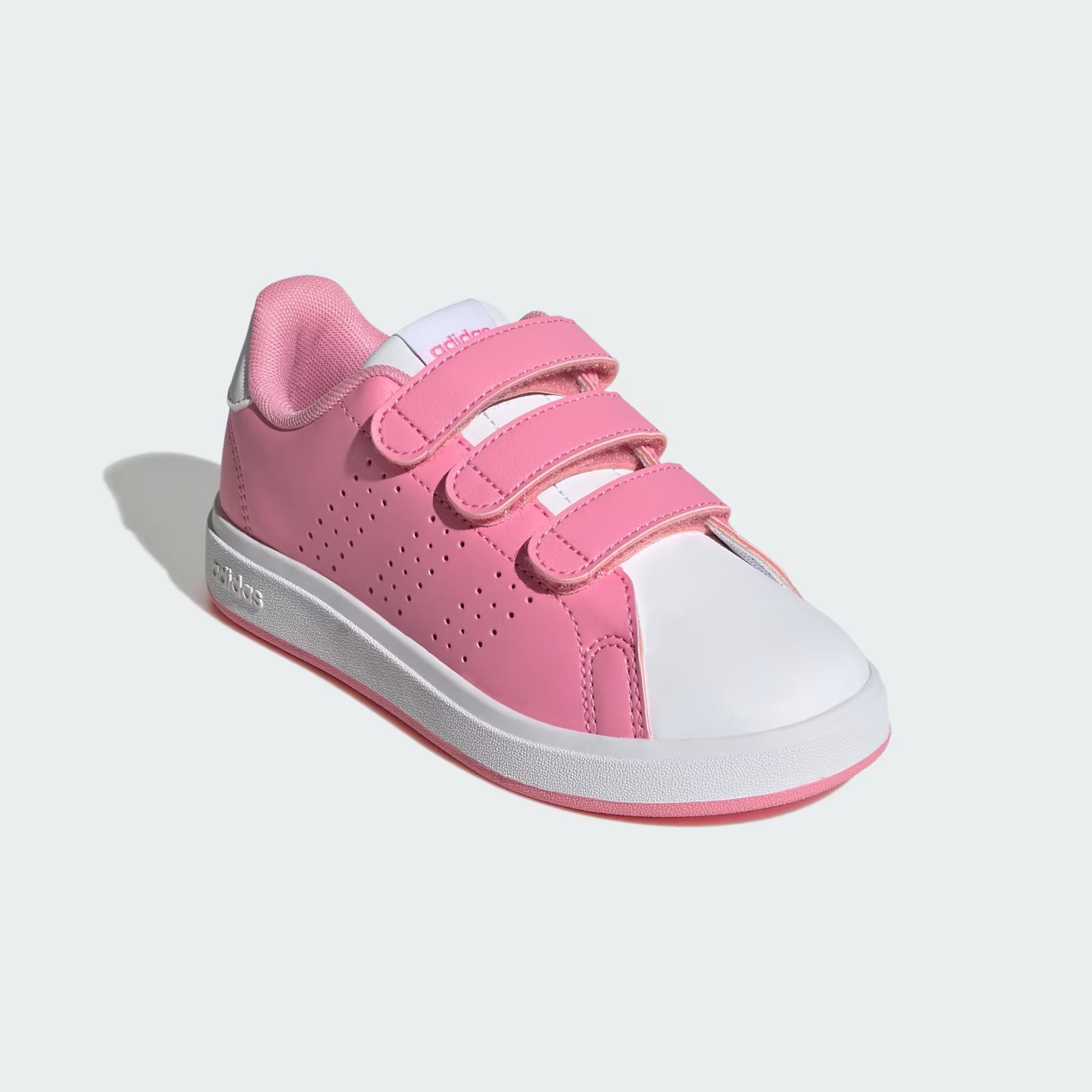 TENIS CASUAL ROSA ADIDAS NIÑO-3