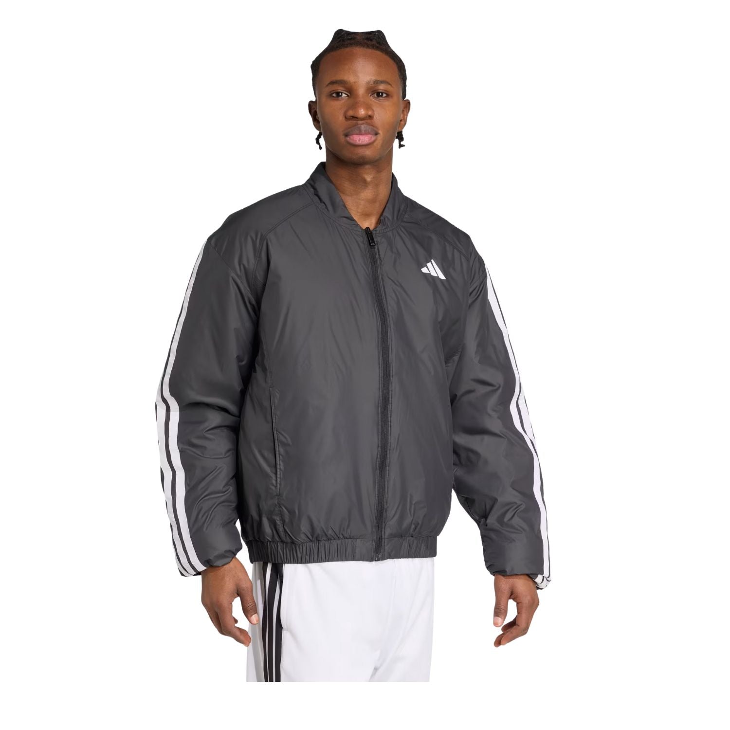 CHAMARRA CASUAL NEGRO ADIDAS HOMBRE-6