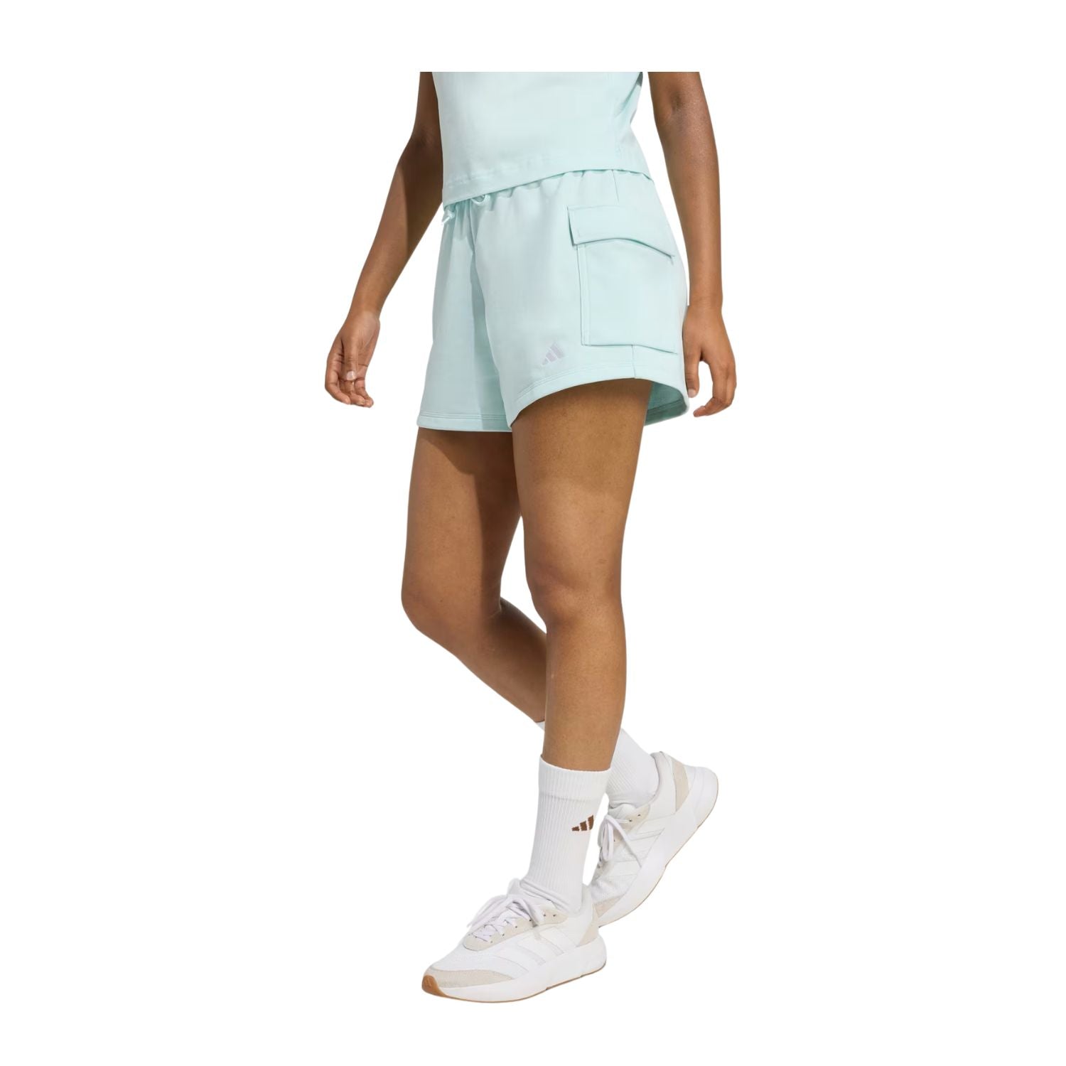 SHORT CASUAL AZUL ADIDAS MUJER-4