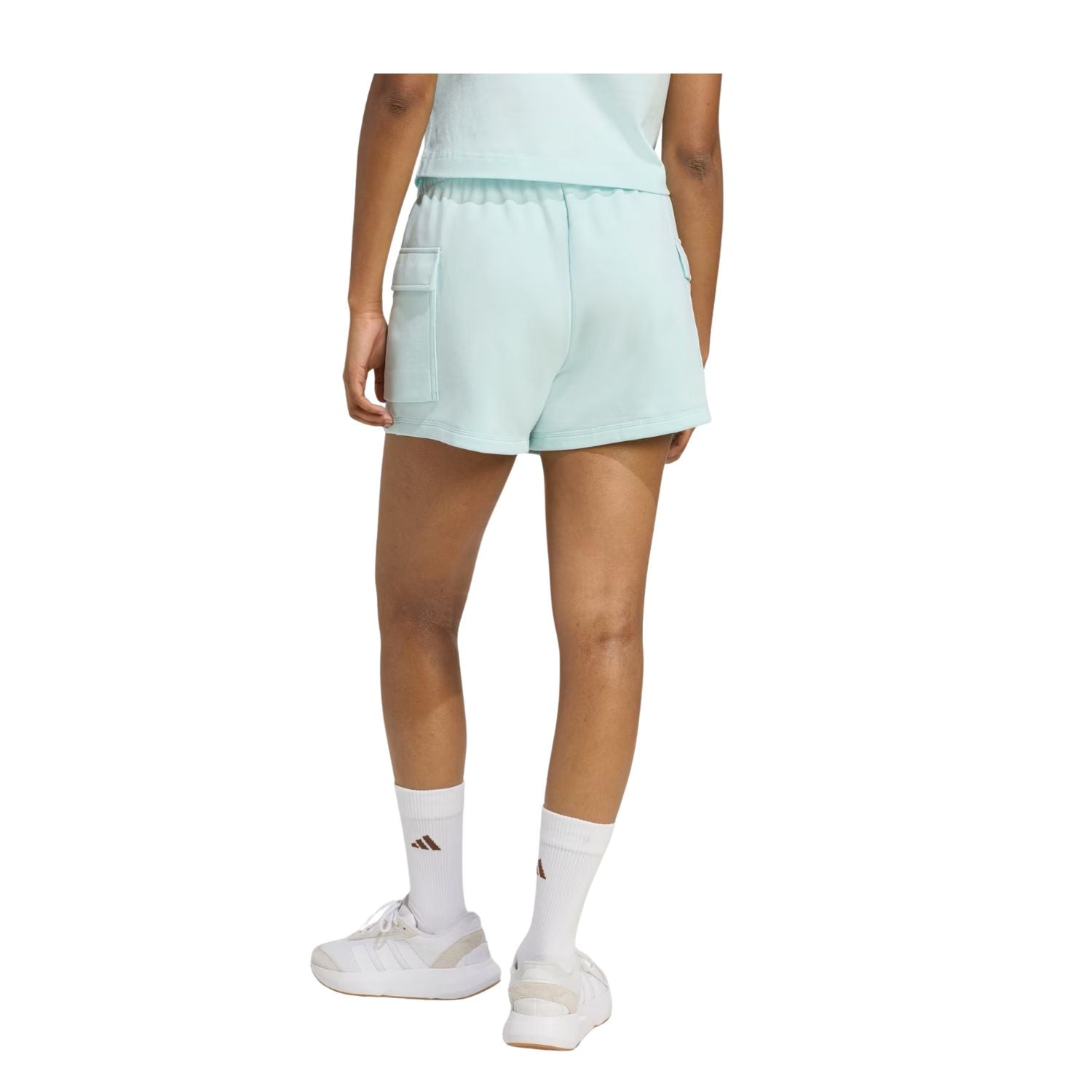 SHORT CASUAL AZUL ADIDAS MUJER-5