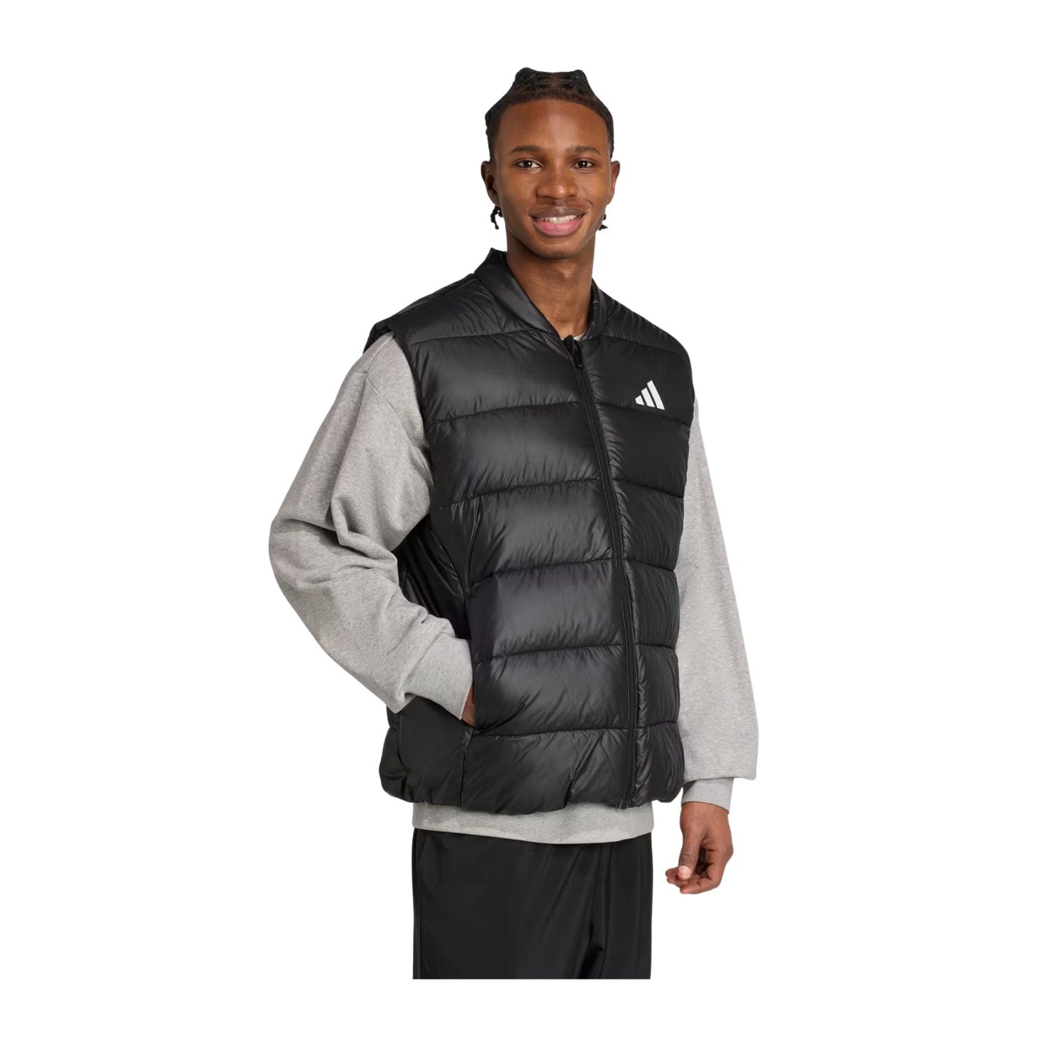 CHALECO CASUAL NEGRO ADIDAS HOMBRE-6