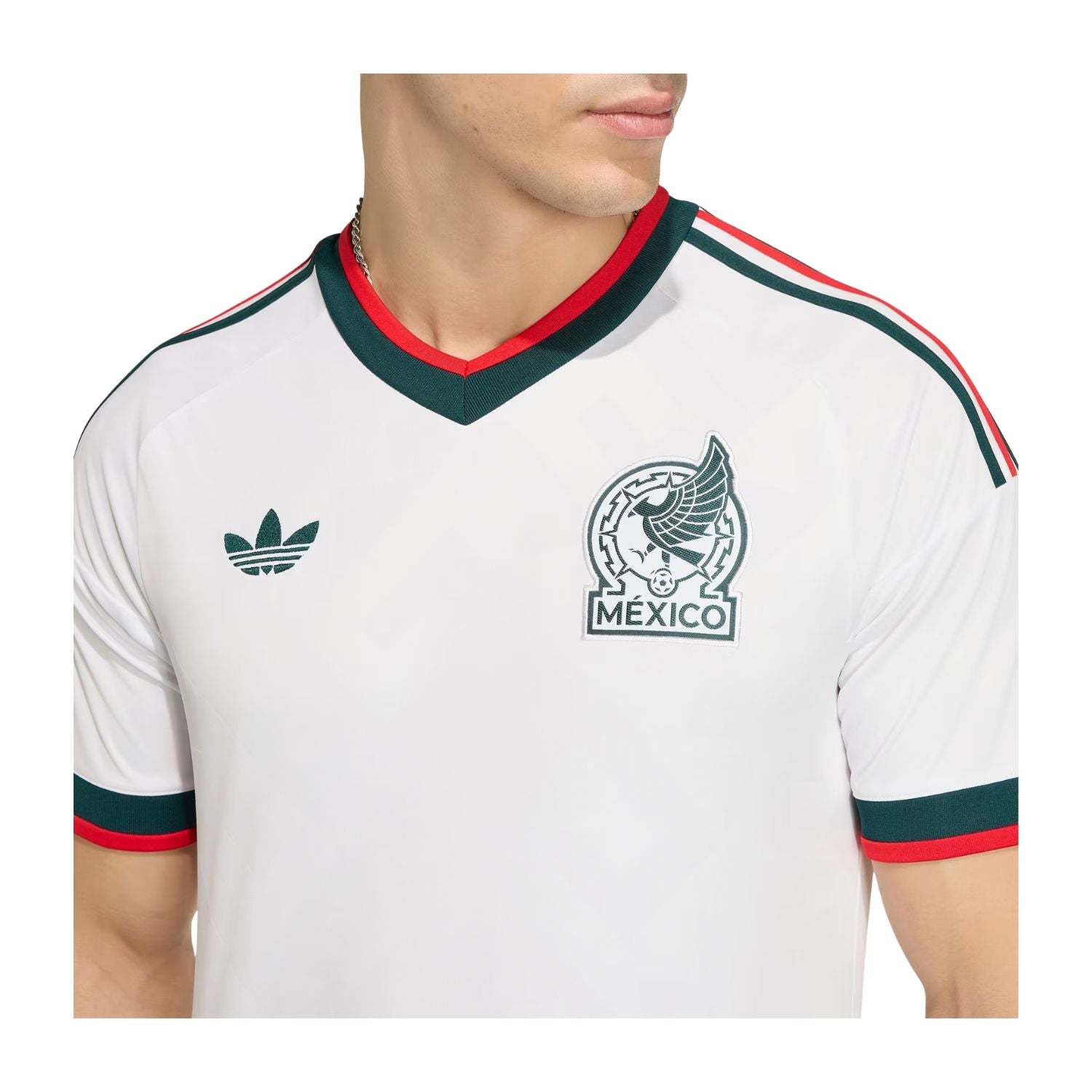 JERSEY VISITANTE SELECCIÓN MEXICANA MANGA CORTA 2026 BLANCO ADIDAS HOMBRE-4
