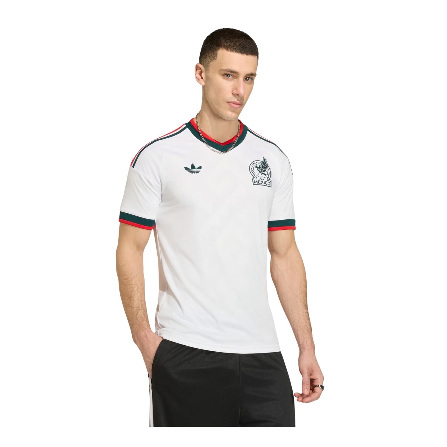 JERSEY VISITANTE SELECCIÓN MEXICANA MANGA CORTA 2026 BLANCO ADIDAS HOMBRE-5
