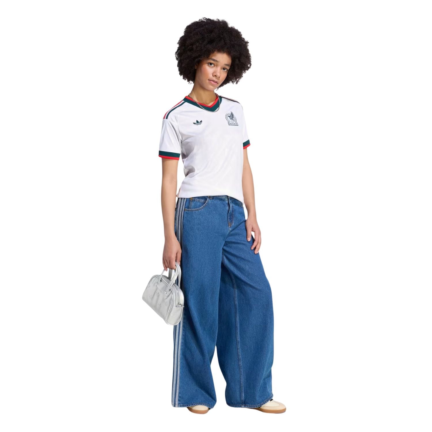 JERSEY VISITANTE SELECCIÓN MEXICANA MANGA CORTA 2026 BLANCO ADIDAS MUJER-6