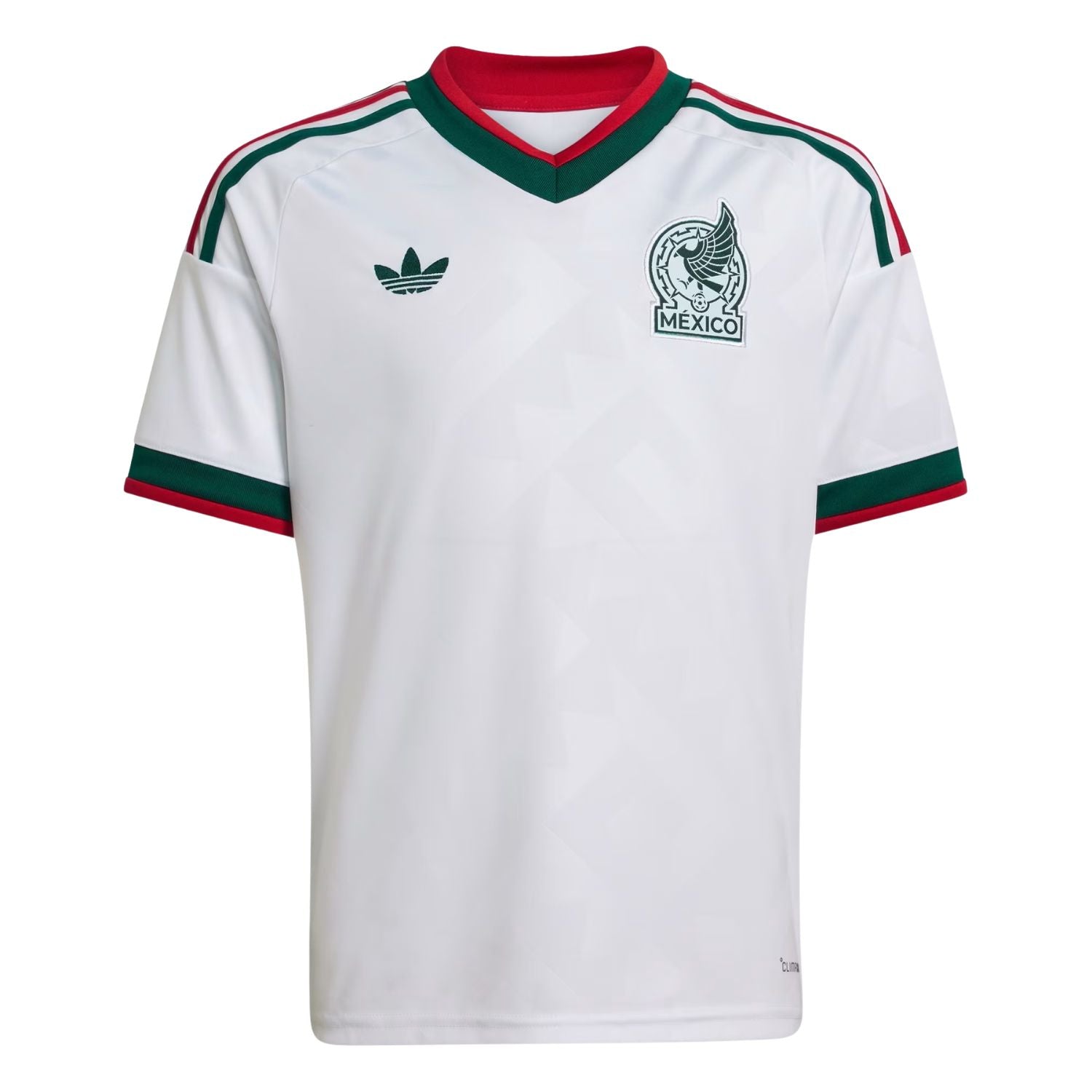 JERSEY VISITANTE SELECCIÓN MEXICANA MANGA CORTA 2026 BLANCO ADIDAS NIÑO