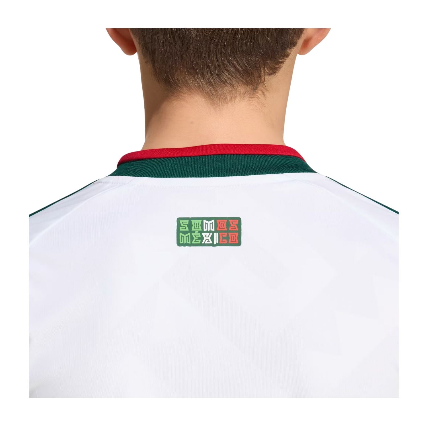JERSEY VISITANTE SELECCIÓN MEXICANA MANGA CORTA 2026 BLANCO ADIDAS NIÑO-4