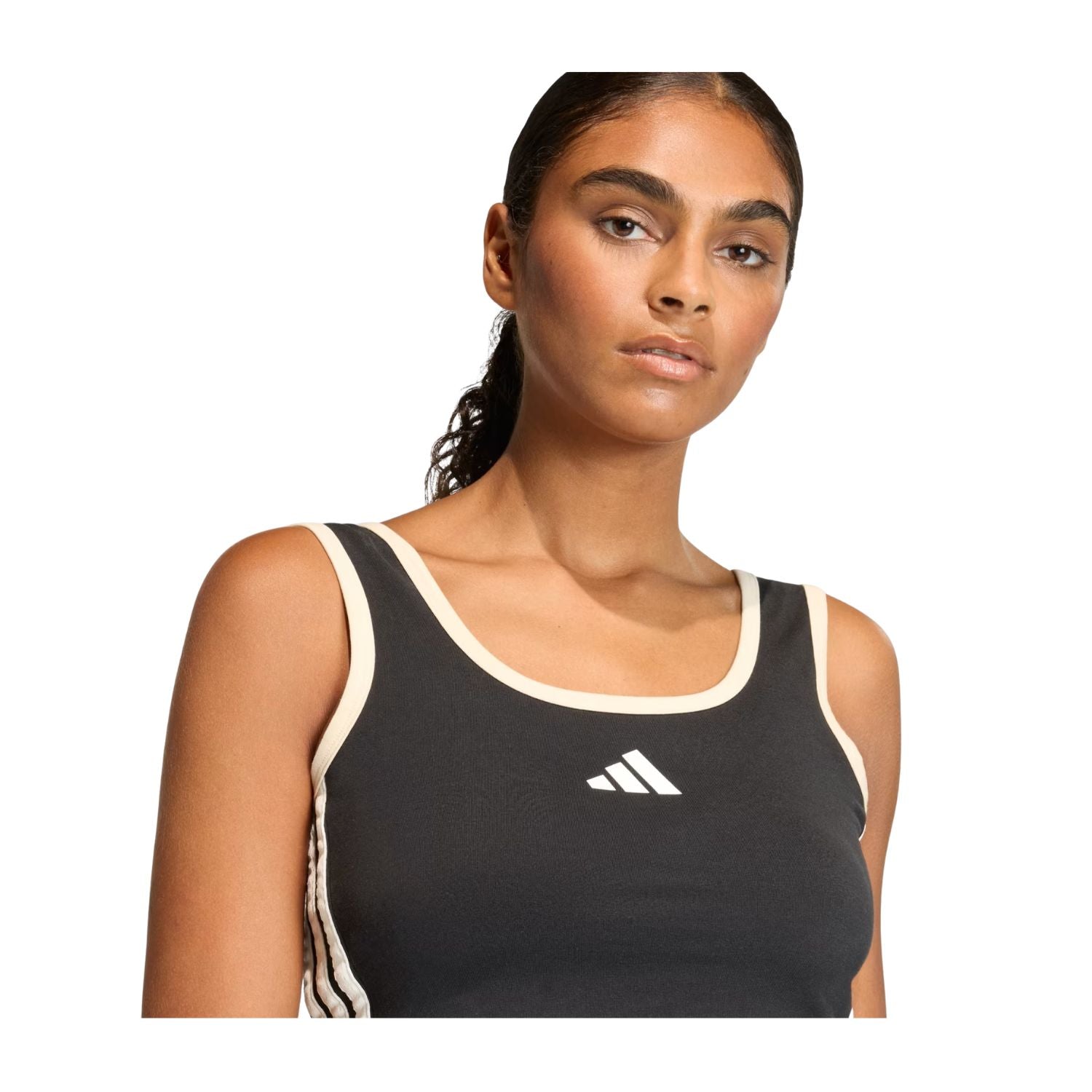PLAYERA CASUAL NEGRO ADIDAS MUJER-2