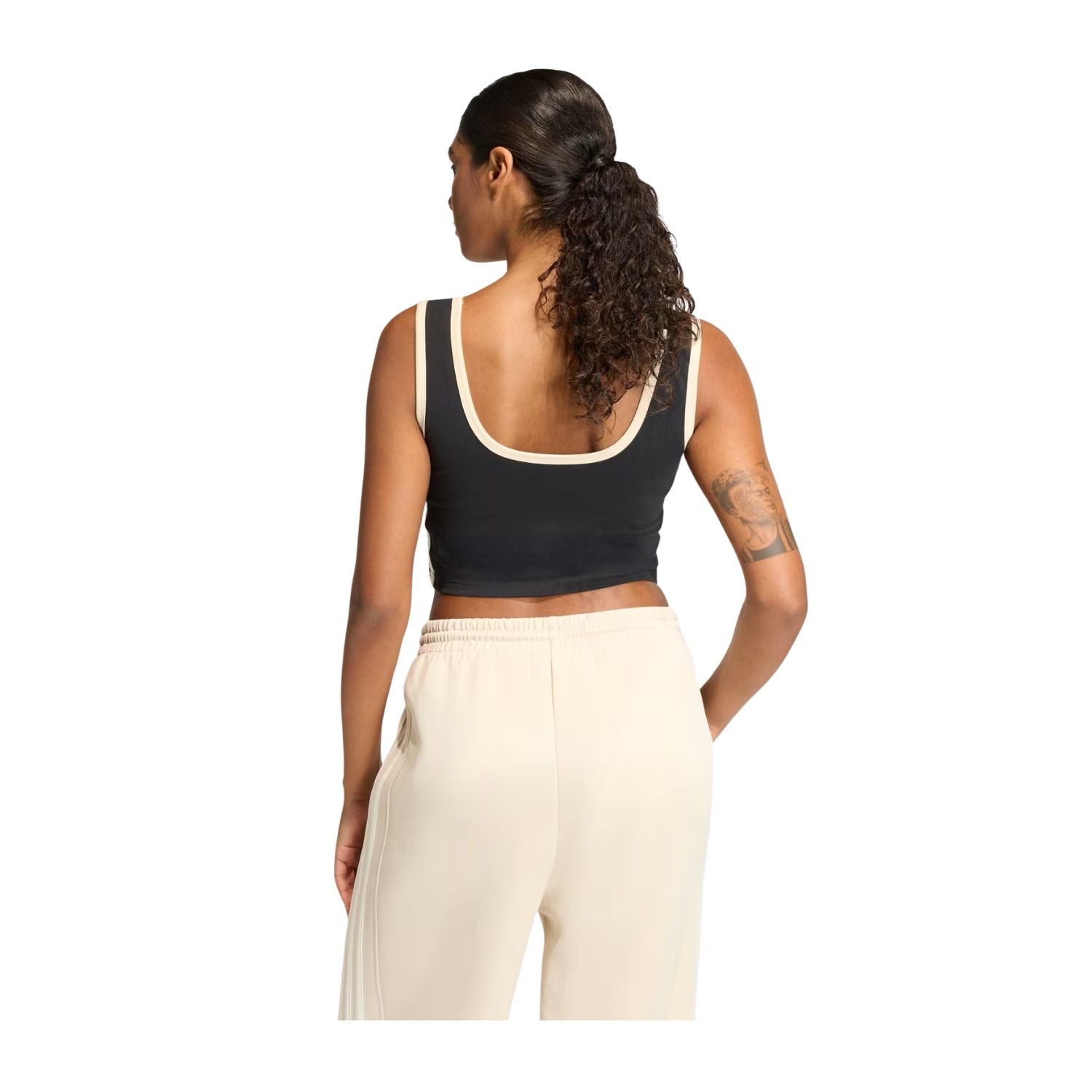 PLAYERA CASUAL NEGRO ADIDAS MUJER-5