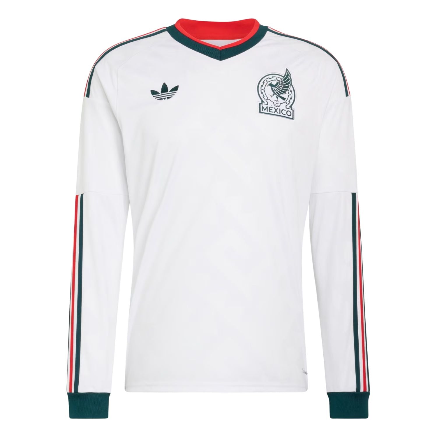 JERSEY VISITANTE SELECCIÓN MEXICANA MANGA LARGA 2026 BLANCO ADIDAS HOMBRE