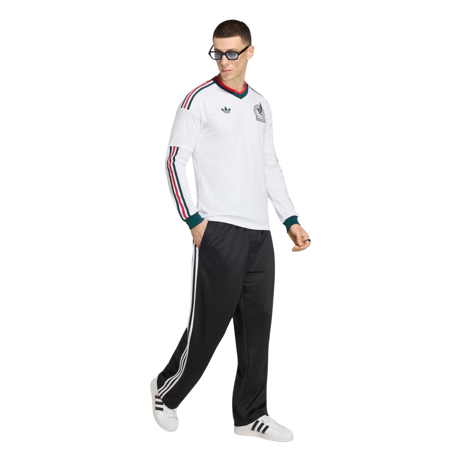 JERSEY VISITANTE SELECCIÓN MEXICANA MANGA LARGA 2026 BLANCO ADIDAS HOMBRE-6