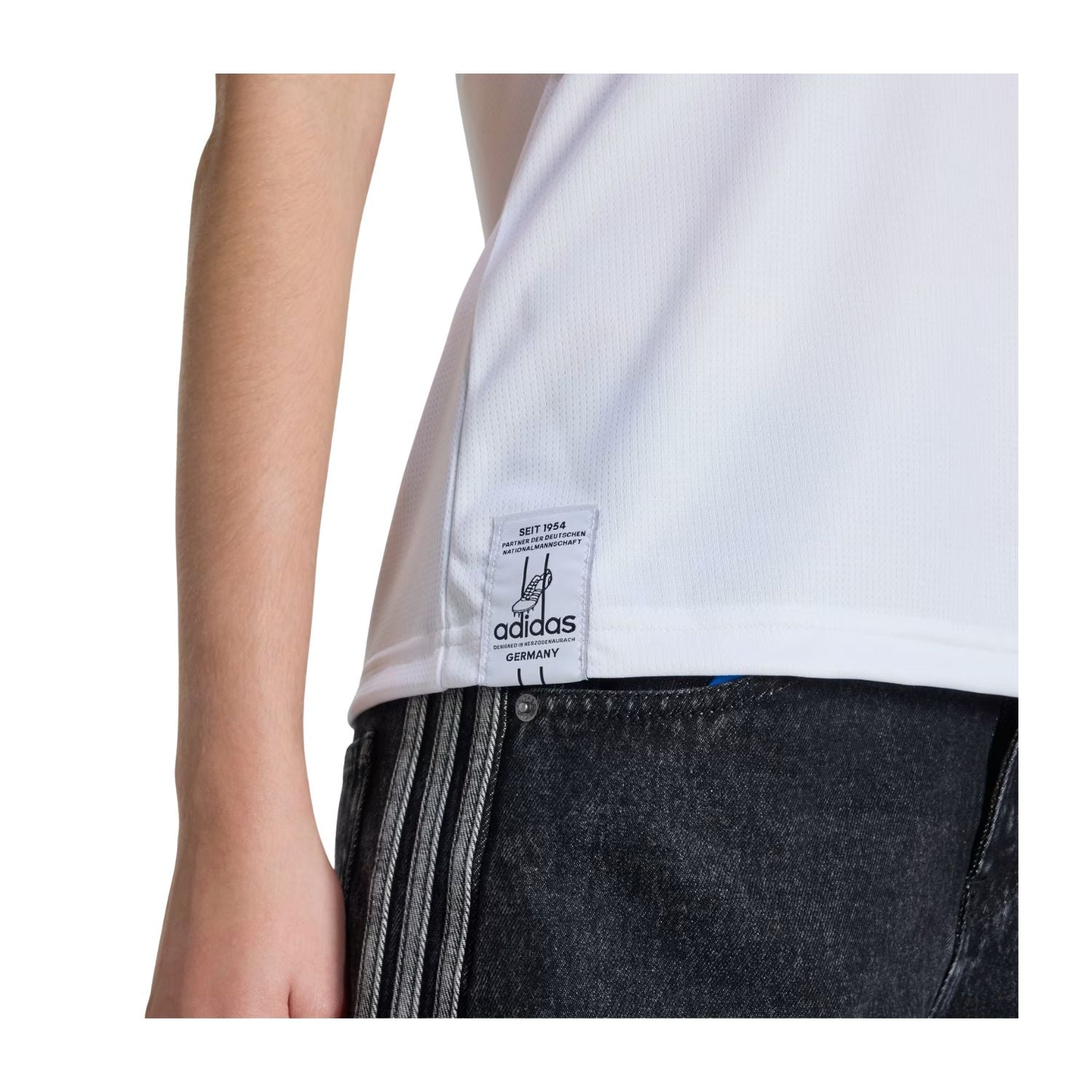 JERSEY LOCAL SELECCIÓN ALEMANIA MANGA CORTA 2026 BLANCO ADIDAS MUJER-4