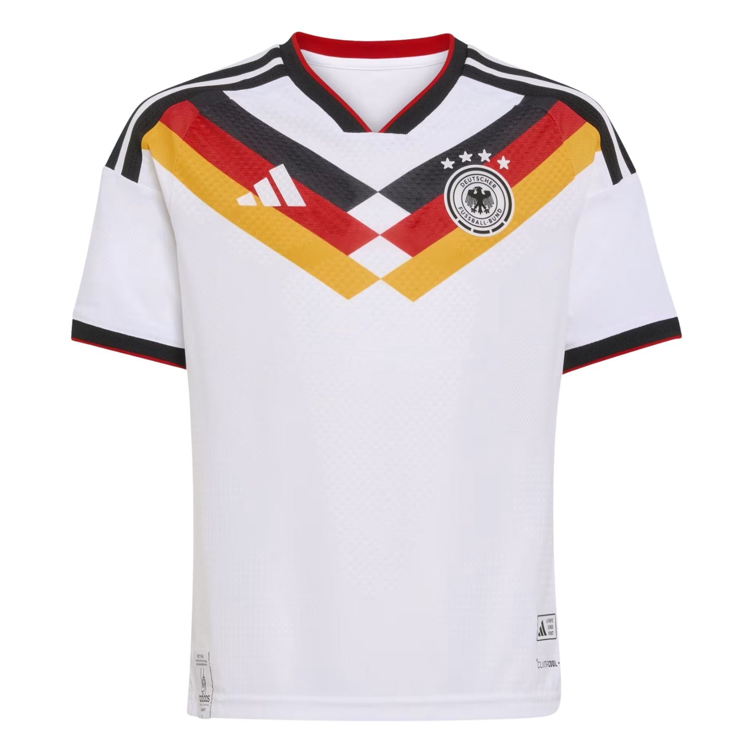 JERSEY LOCAL SELECCIÓN ALEMANIA MANGA CORTA 2026 BLANCO ADIDAS NIÑO