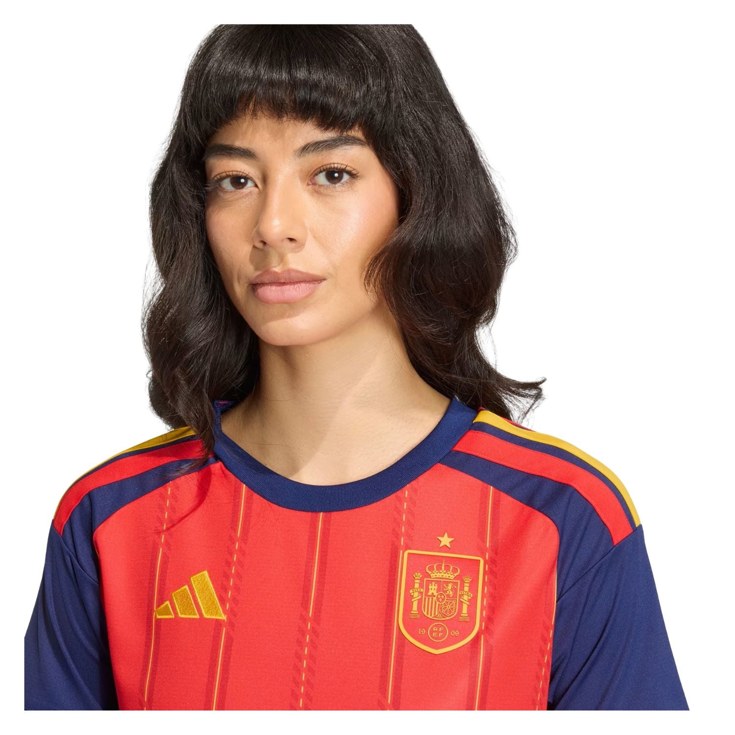 JERSEY LOCAL SELECCIÓN ESPAÑA MANGA CORTA 2026 ROJO ADIDAS MUJER-3