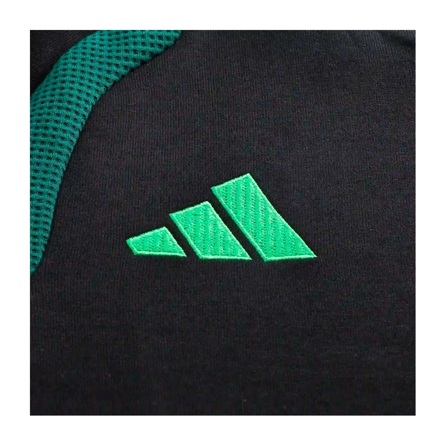 SUDADERA CON GORRO FUTBOL NEGRO ADIDAS NIÑO-6