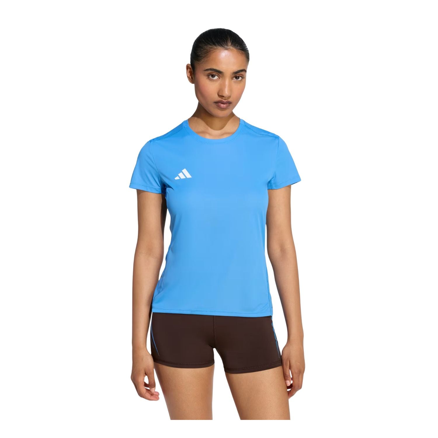 PLAYERA CORRER AZUL ADIDAS MUJER-4