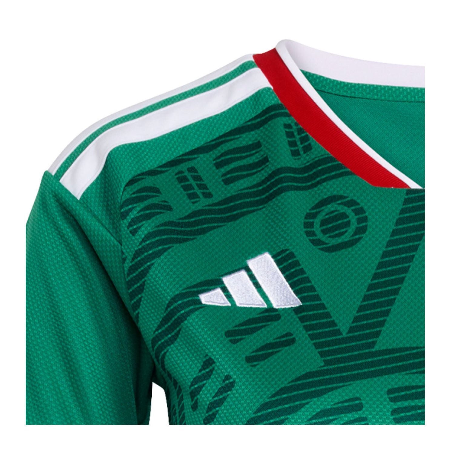 JERSEY LOCAL SELECCIÓN MEXICANA MANGA CORTA 2026 VERDE ADIDAS MUJER-3