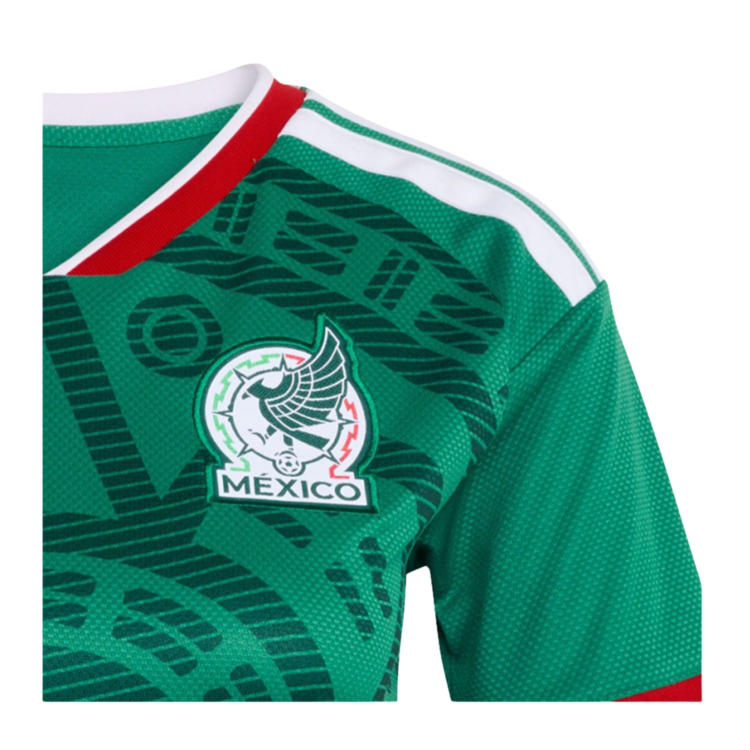 JERSEY LOCAL SELECCIÓN MEXICANA MANGA CORTA 2026 VERDE ADIDAS MUJER-4