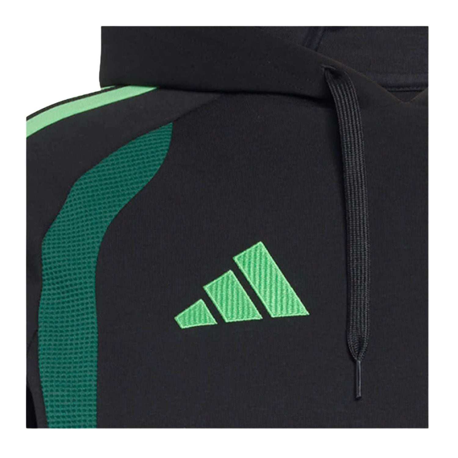 SUDADERA CON GORRO FUTBOL NEGRO ADIDAS HOMBRE-3