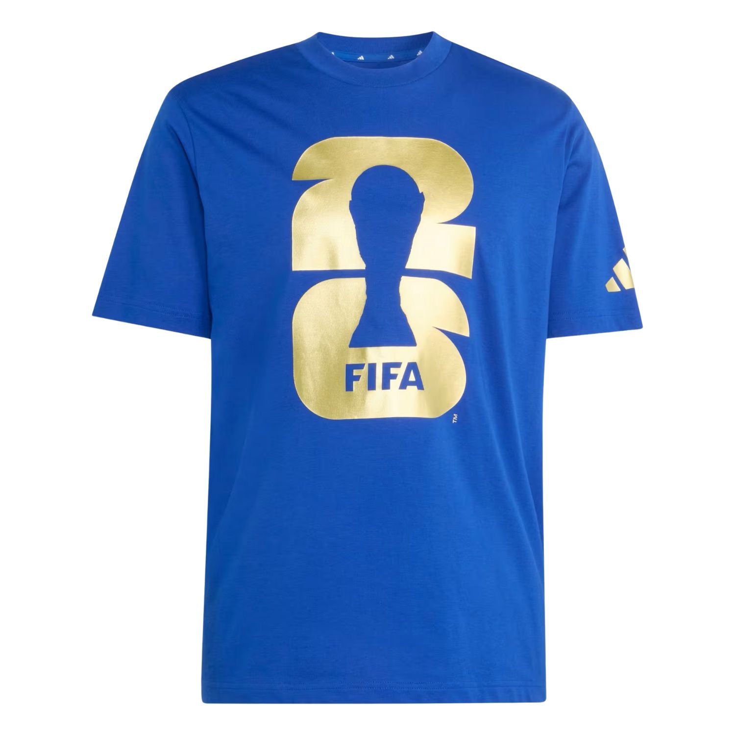 PLAYERA FUTBOL AZUL ADIDAS HOMBRE