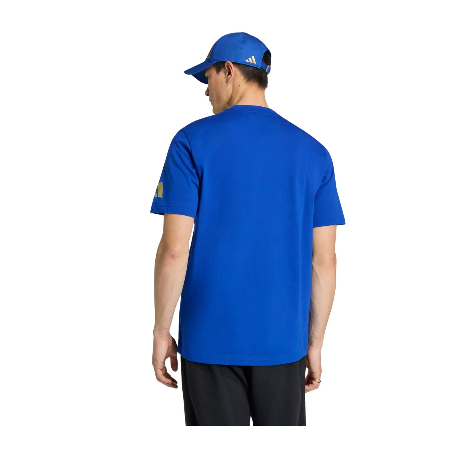 PLAYERA FUTBOL AZUL ADIDAS HOMBRE-3