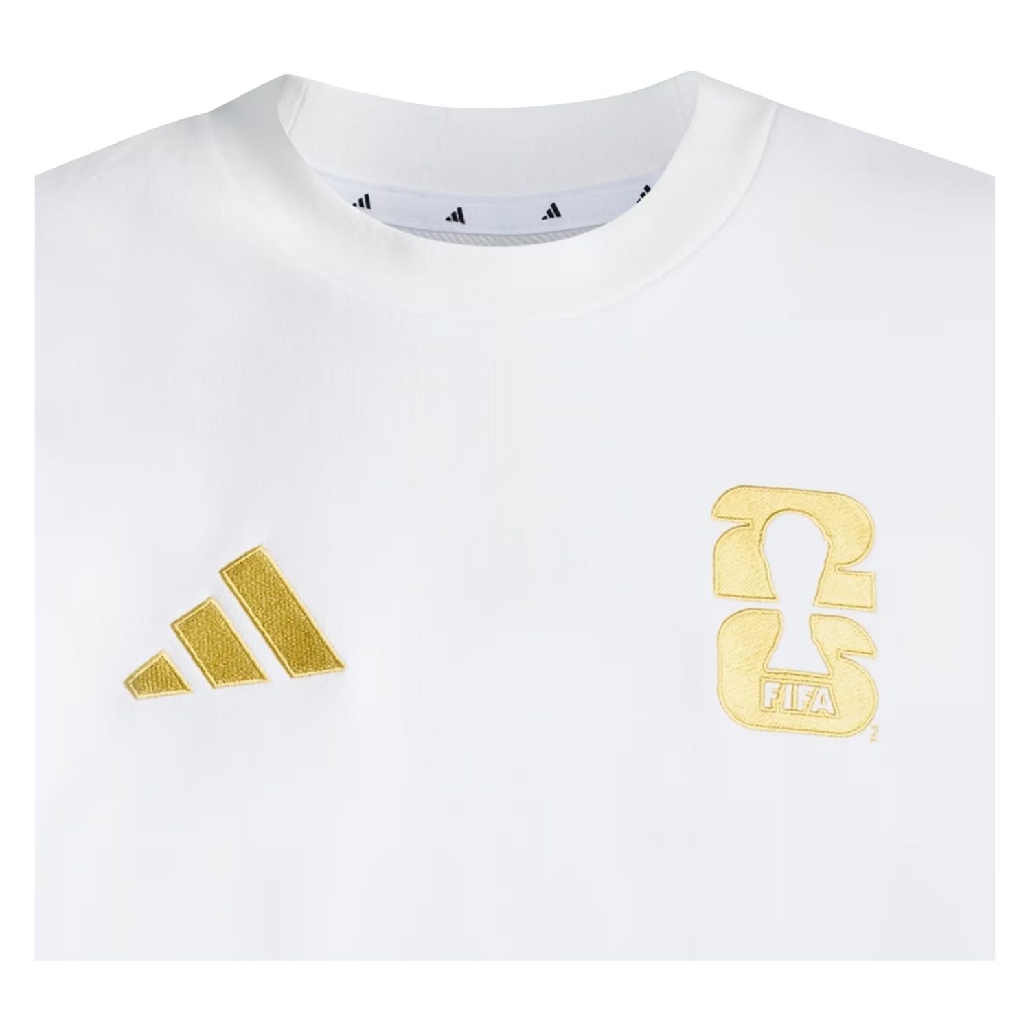 SUDADERA SIN GORRO FUTBOL BLANCO ADIDAS HOMBRE-2