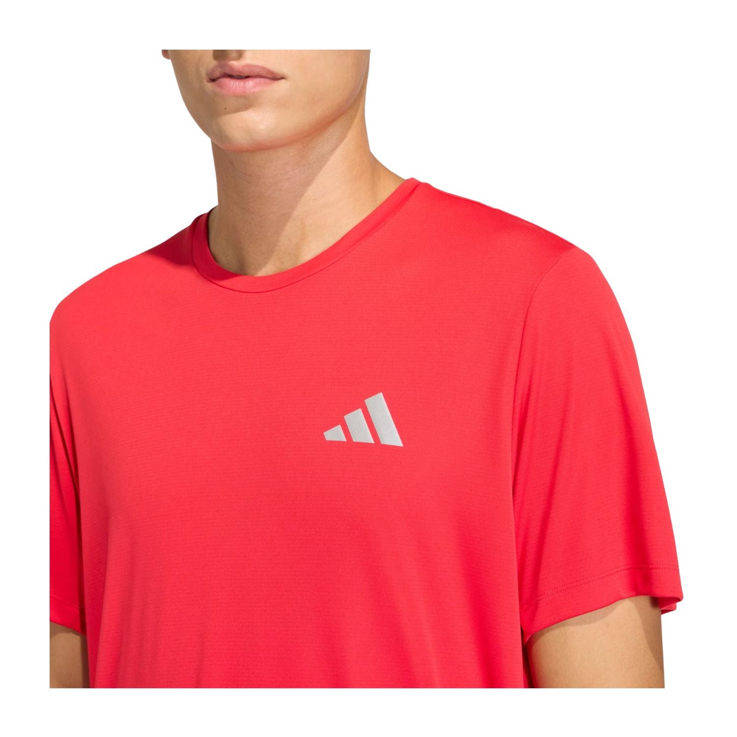 PLAYERA CORRER ROJO ADIDAS HOMBRE