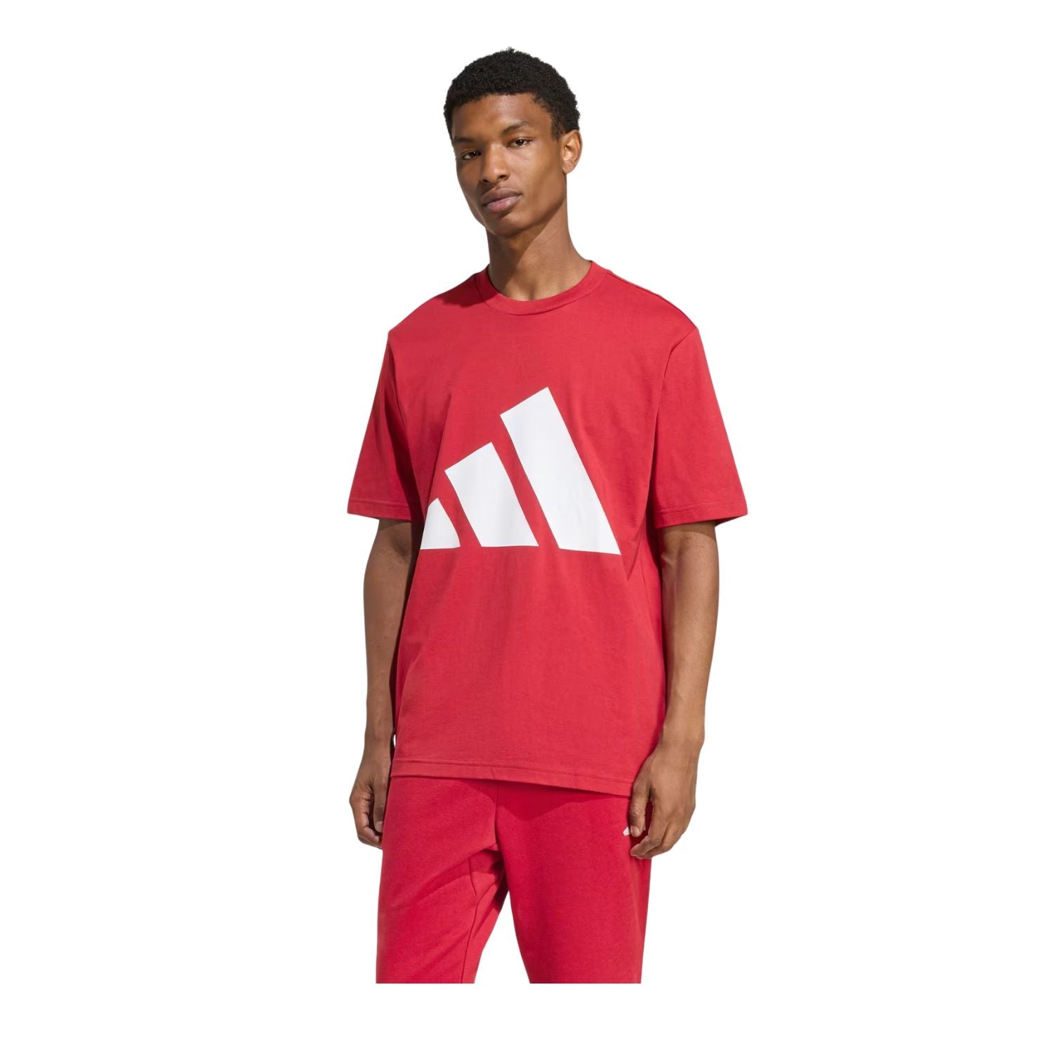 PLAYERA CASUAL ROJO ADIDAS HOMBRE-4